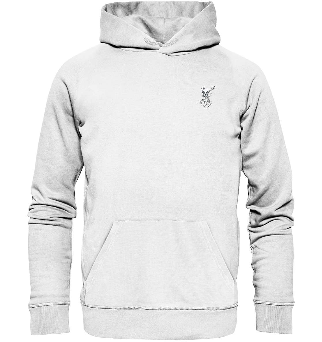 Elegant Stag - Organic Hoodie