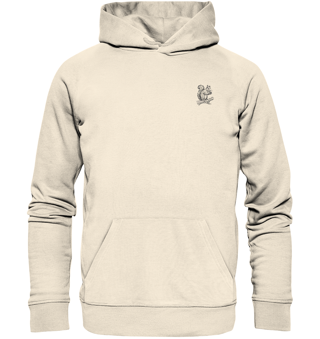 Woodland Squirrel - Organic Hoodie