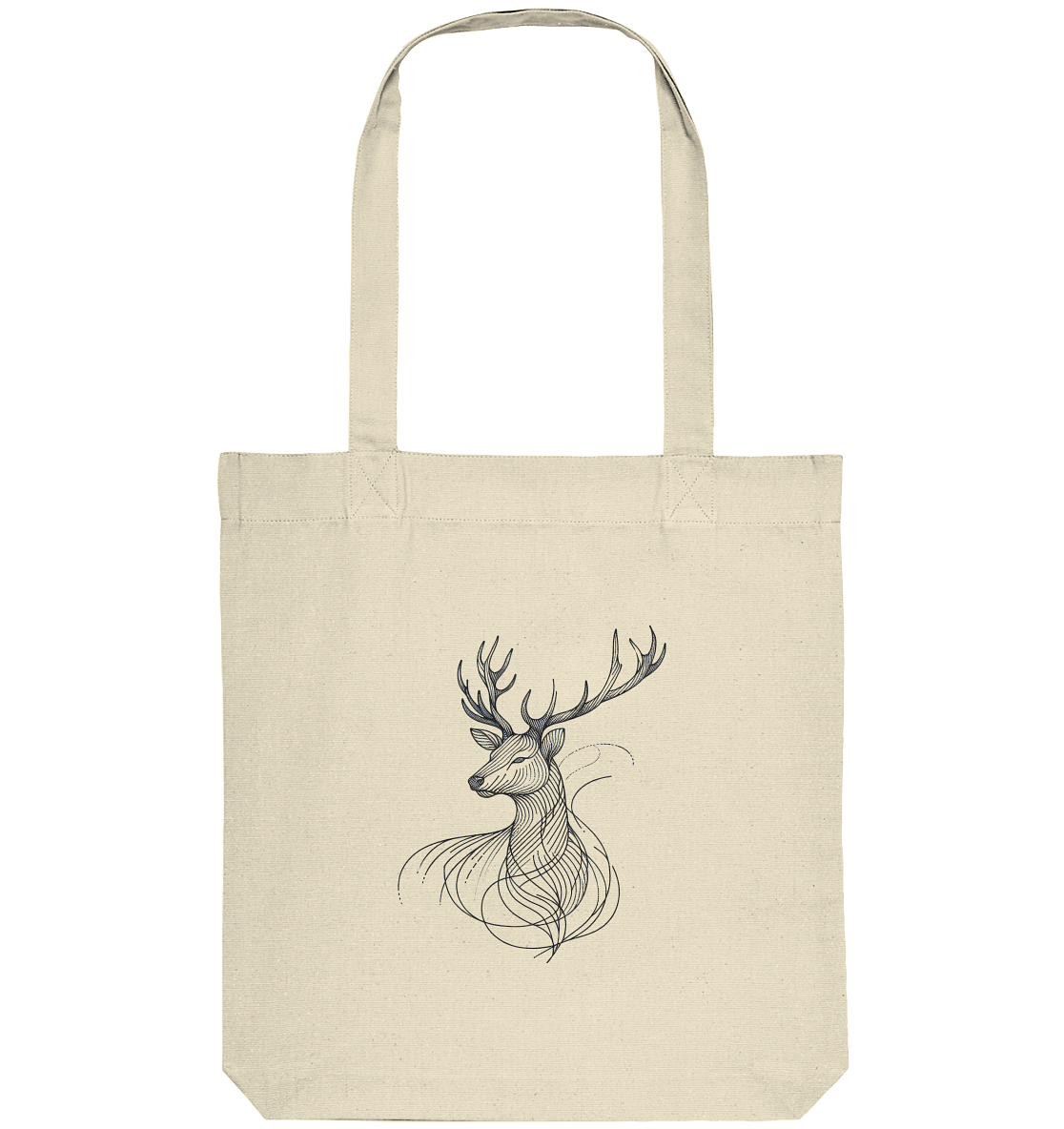 Elegant Stag - Organic Tote-Bag