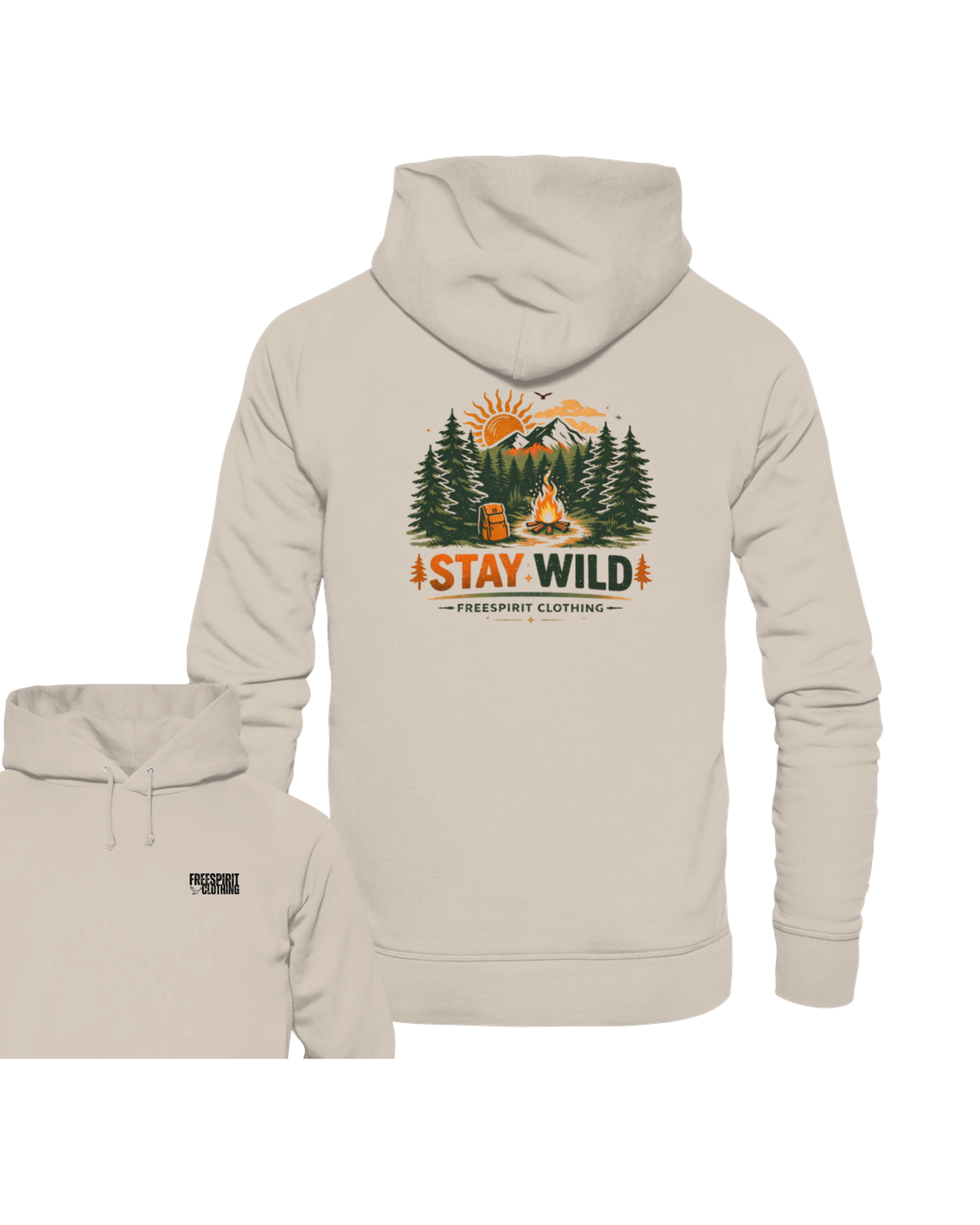 STAY WILD - Organic Hoodie