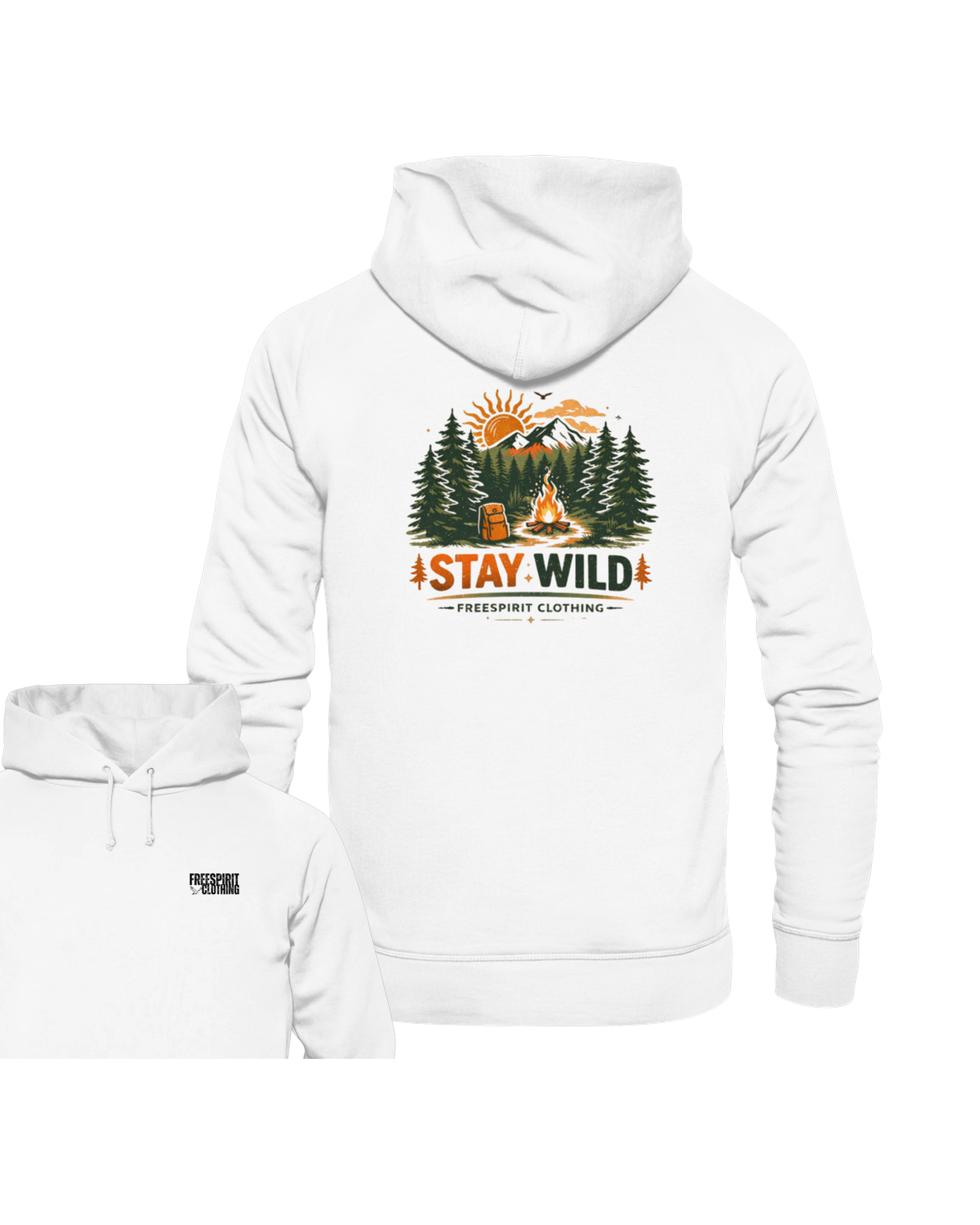 STAY WILD - Organic Hoodie