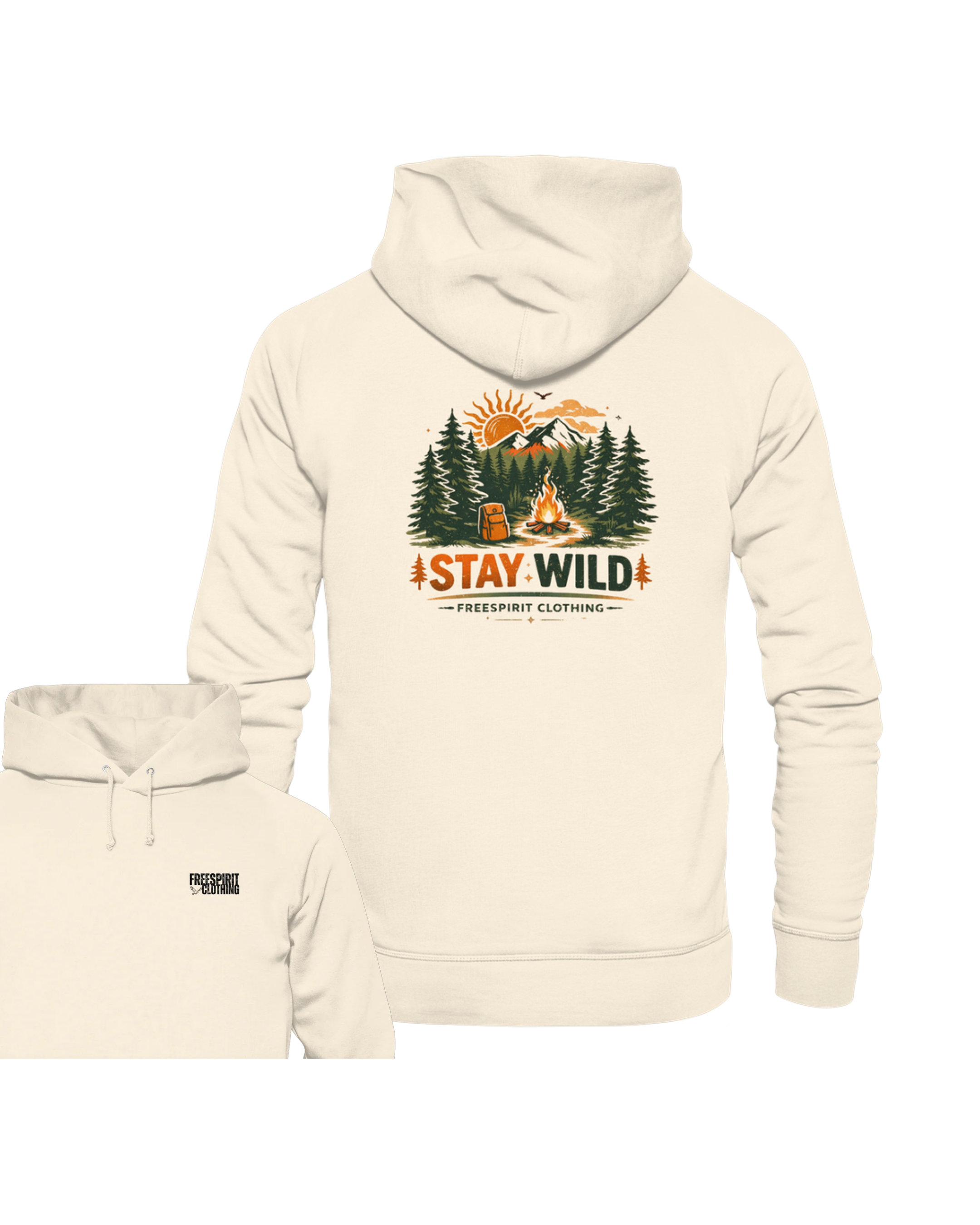 STAY WILD - Organic Hoodie