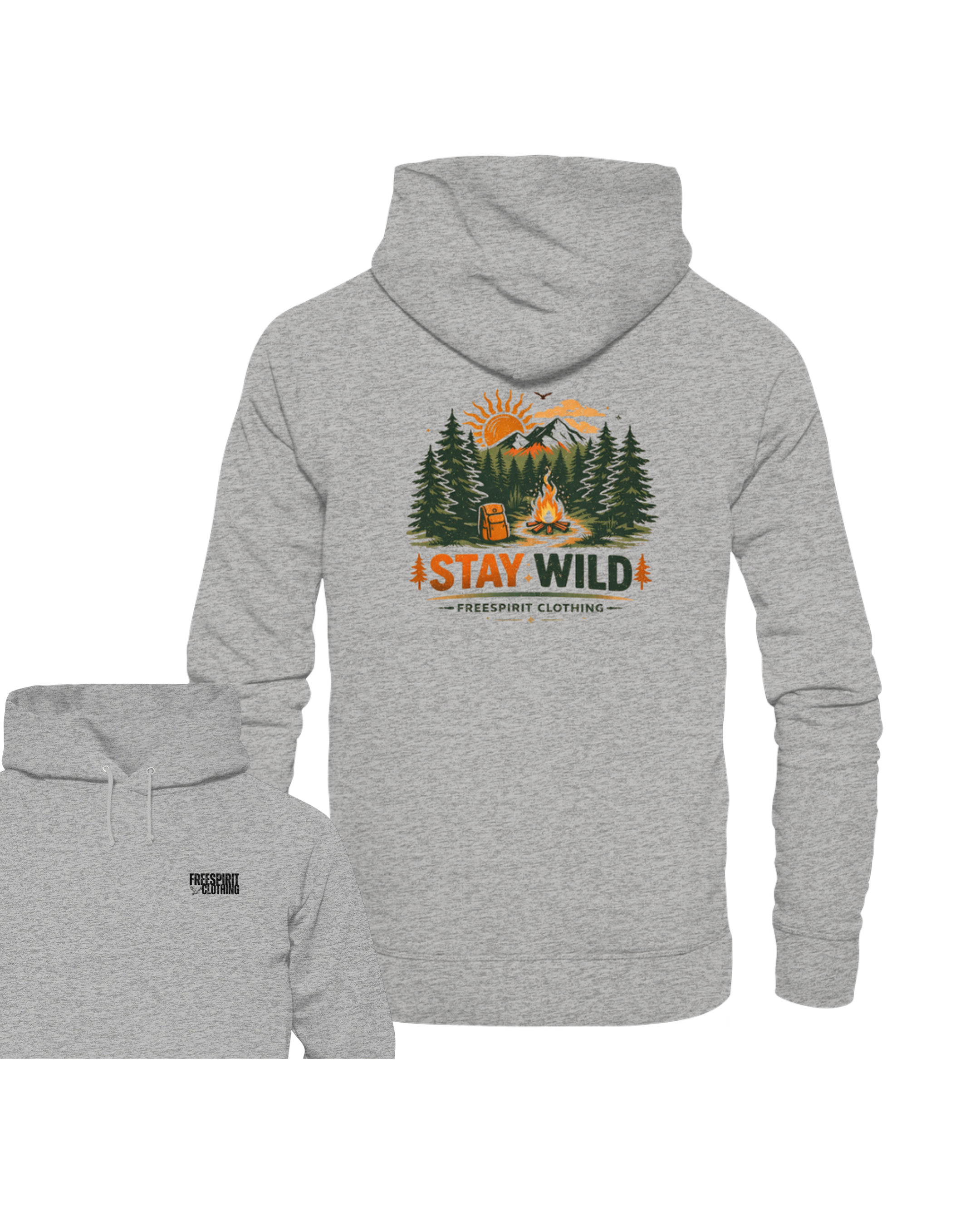 STAY WILD - Organic Hoodie