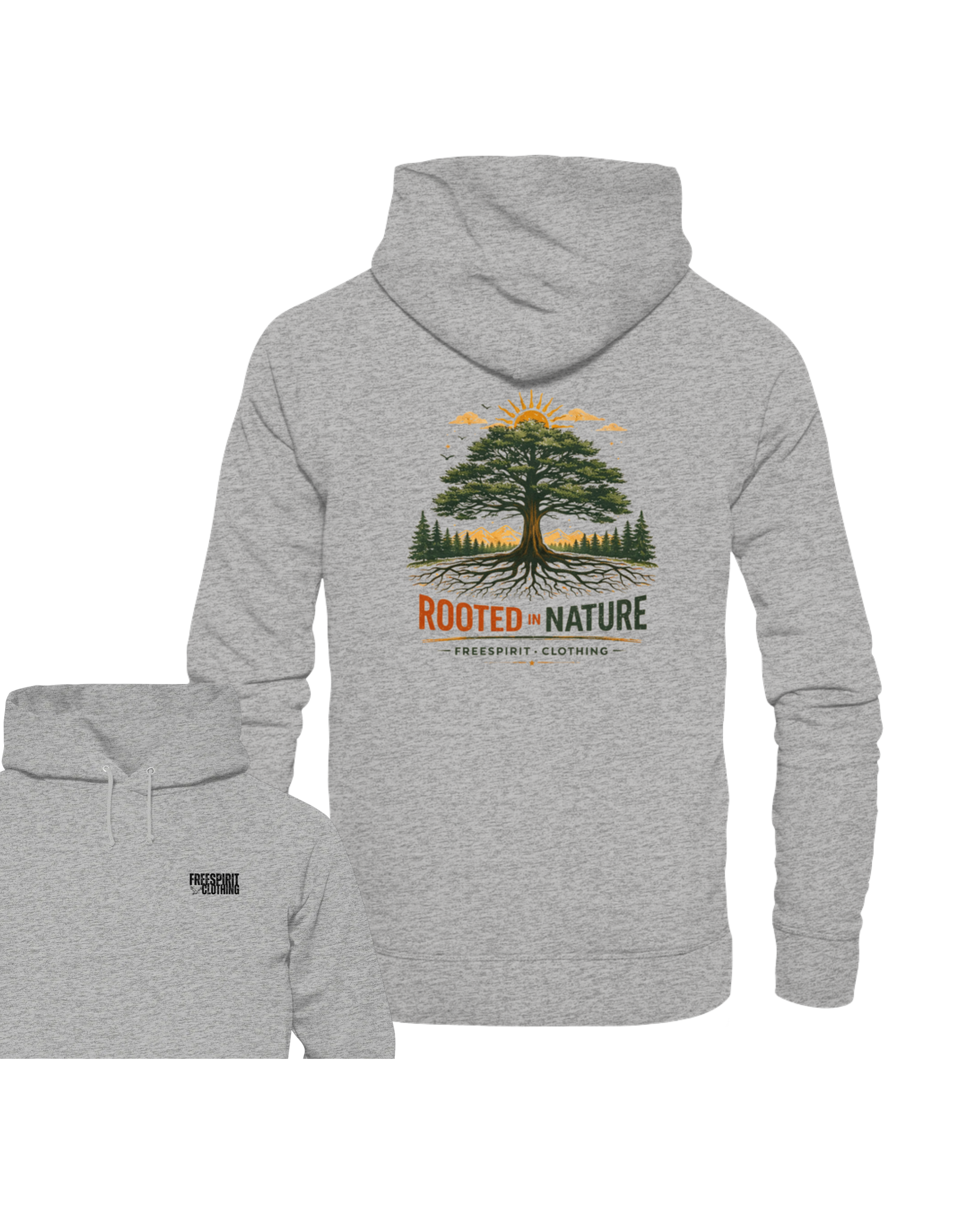 ROOTED IN NATURE - Organic Hoodie