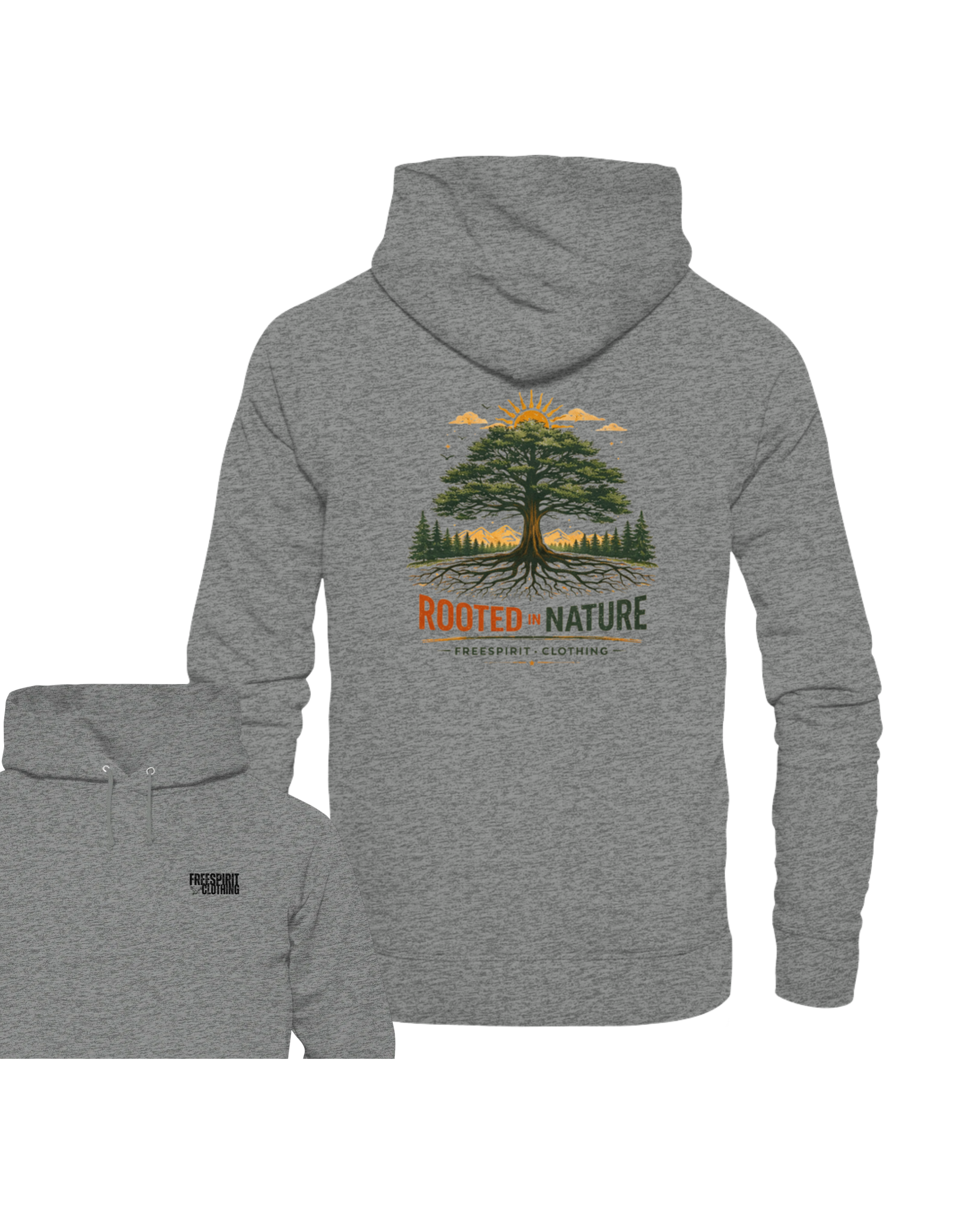 ROOTED IN NATURE - Organic Hoodie