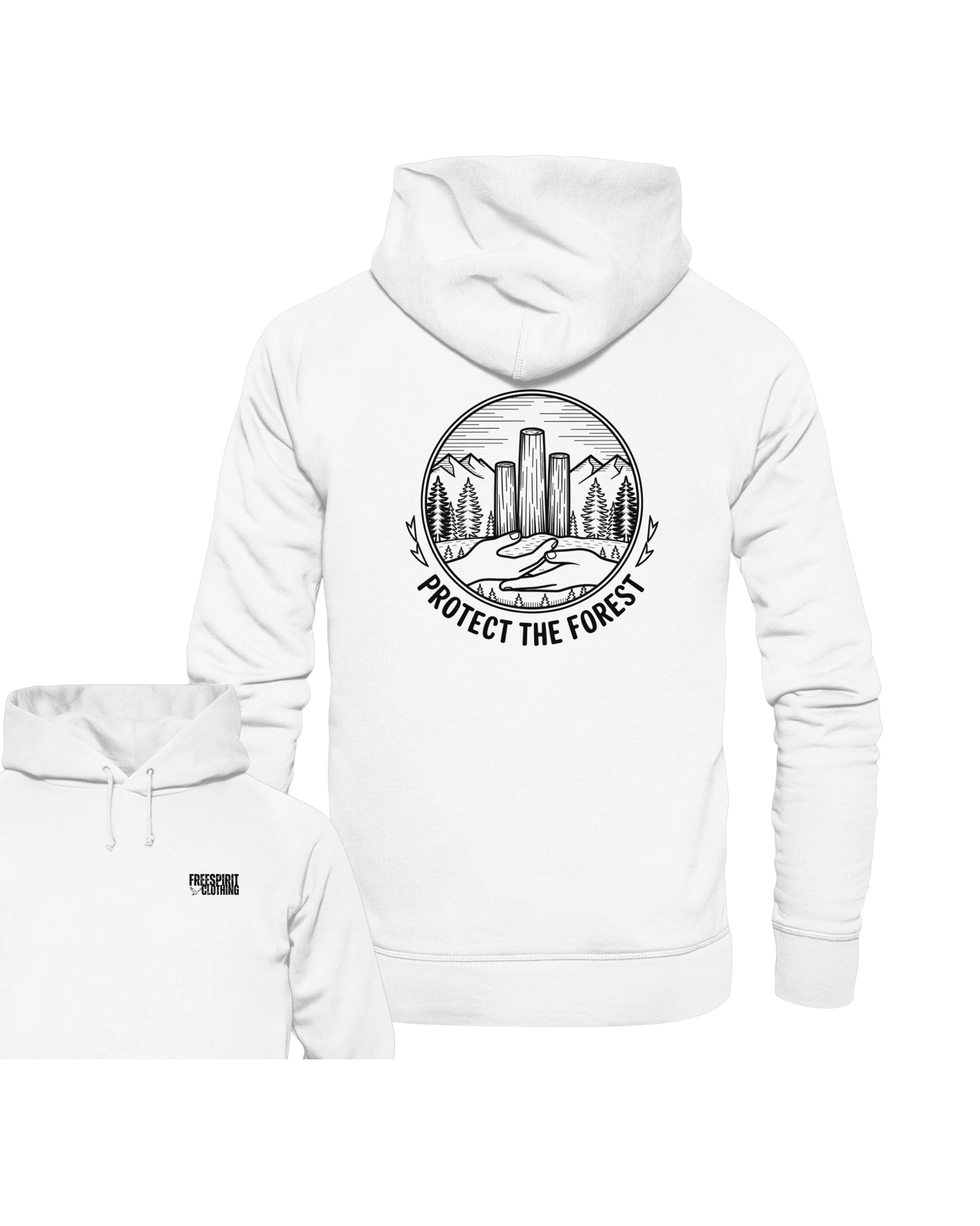Protect the Forest – Nature Guardian - Organic Hoodie