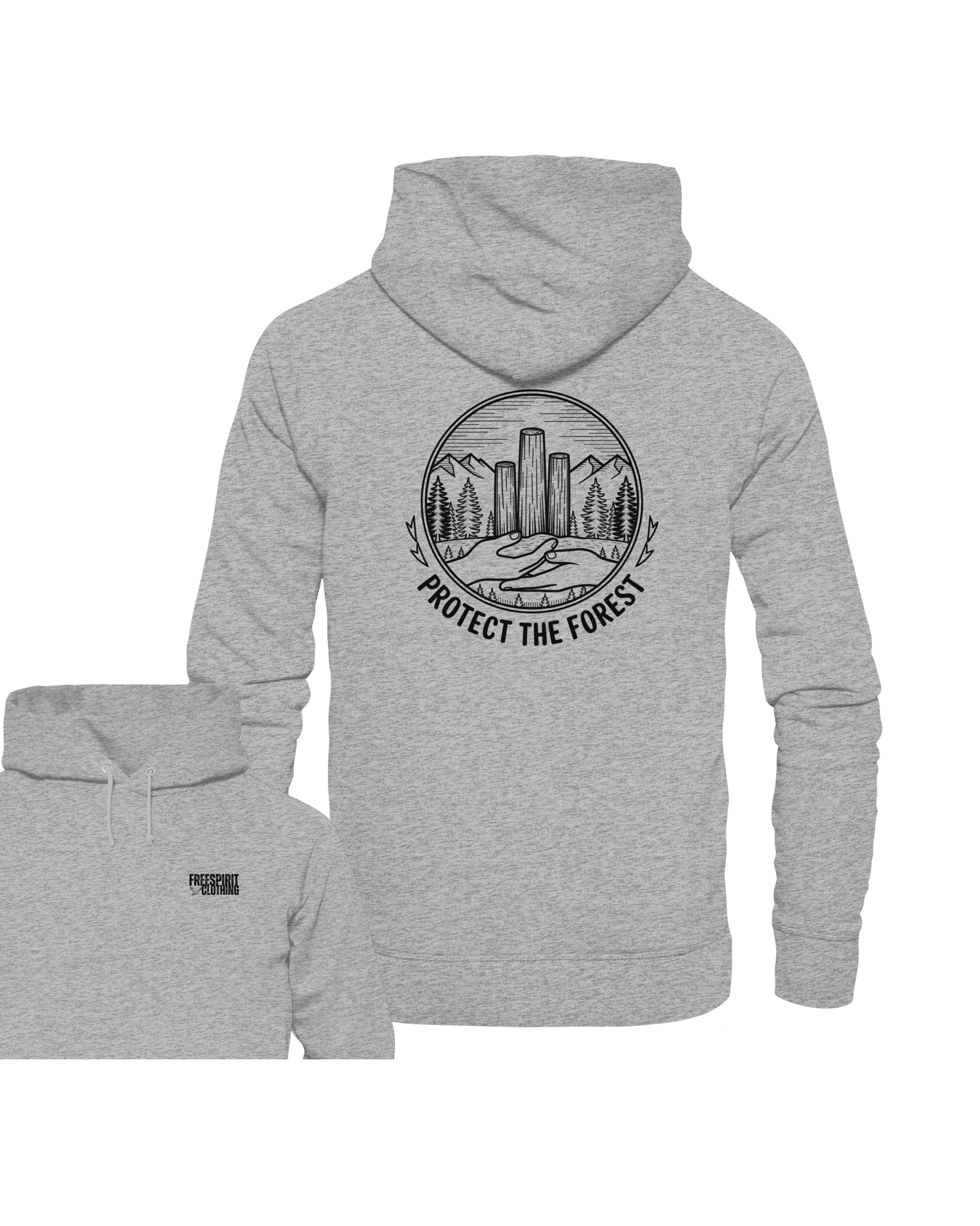 Protect the Forest – Nature Guardian - Organic Hoodie