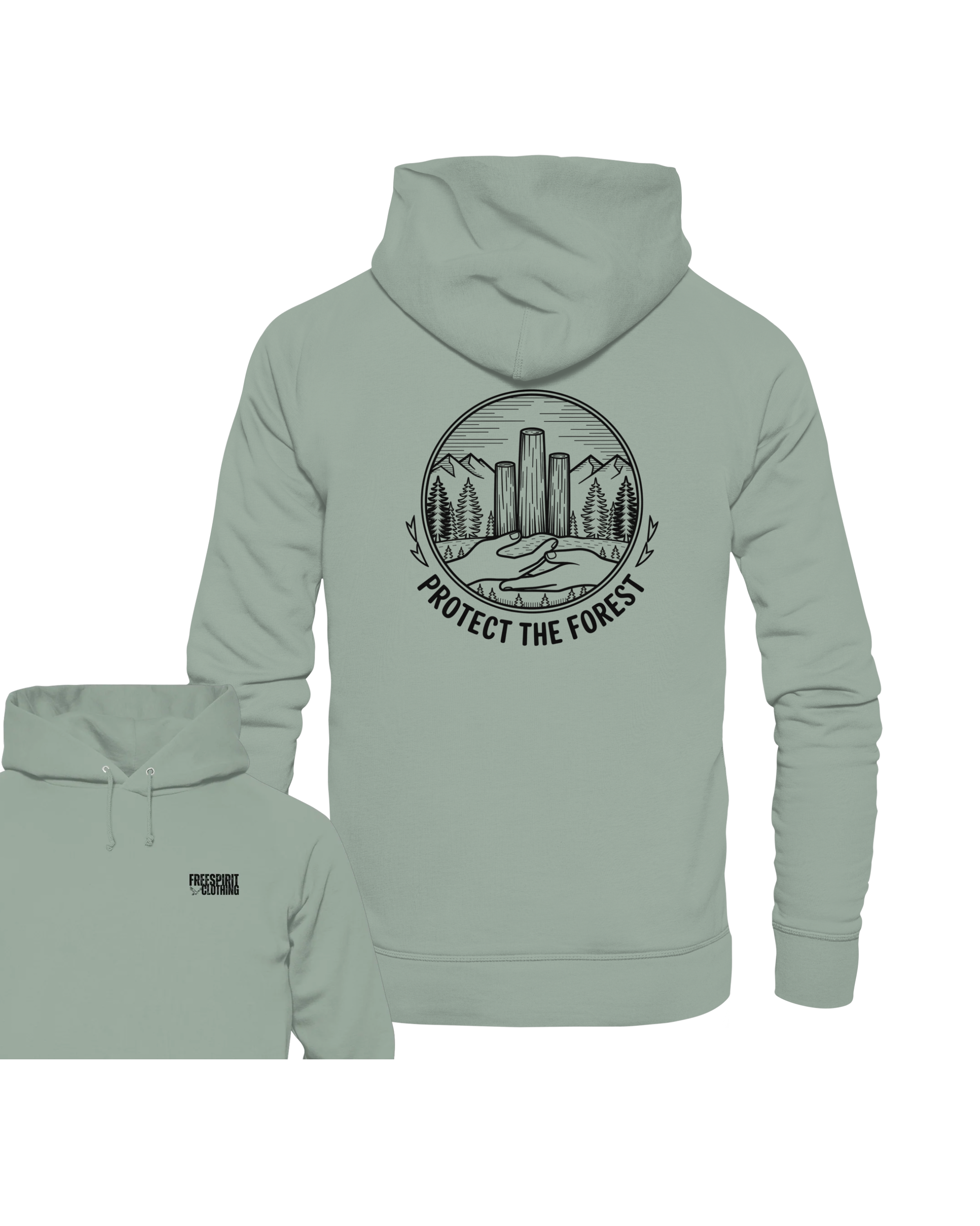 Protect the Forest – Nature Guardian - Organic Hoodie