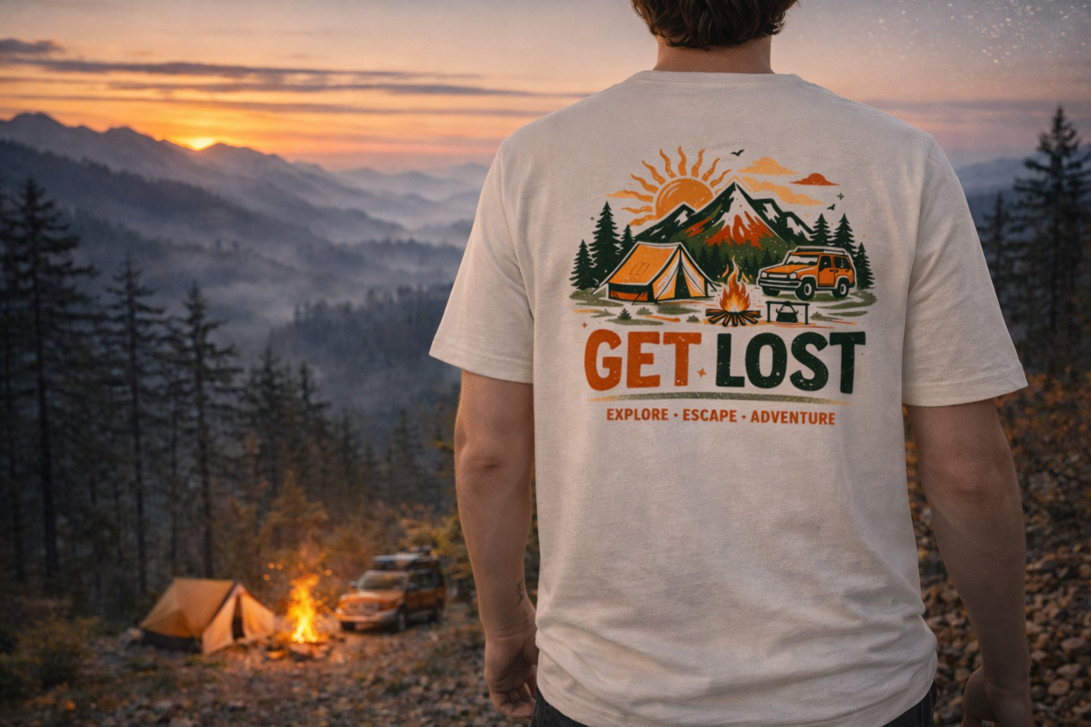 GET LOST  - Organic Shirt