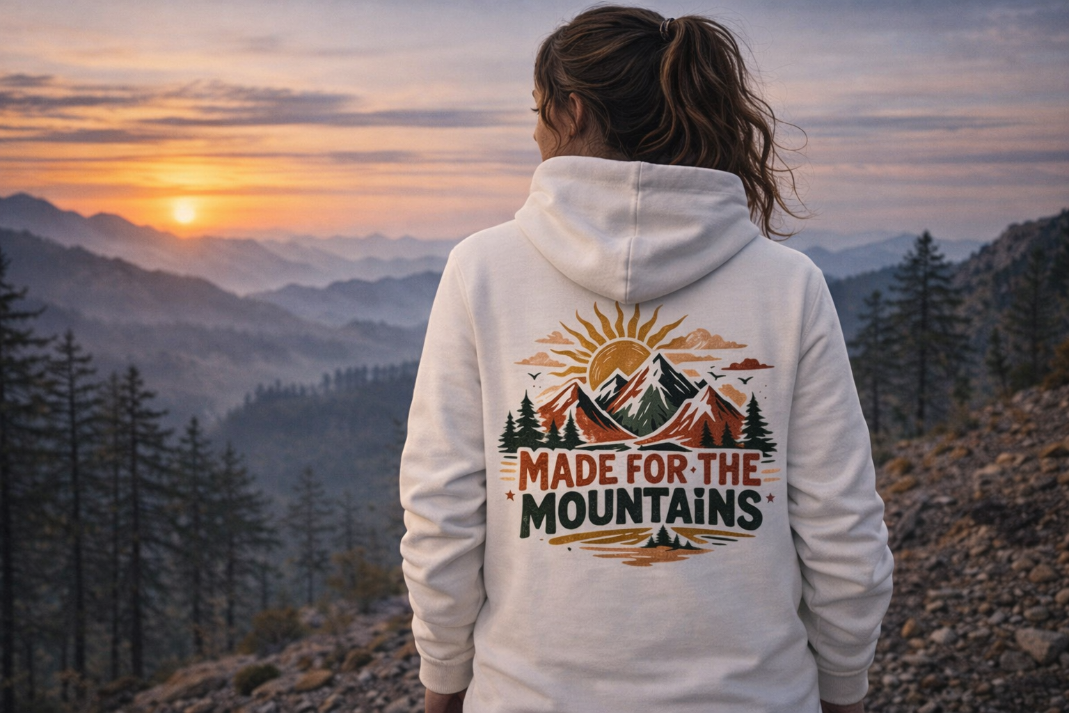 MADE FOR THE MOUNTAINS - Organic Hoodie