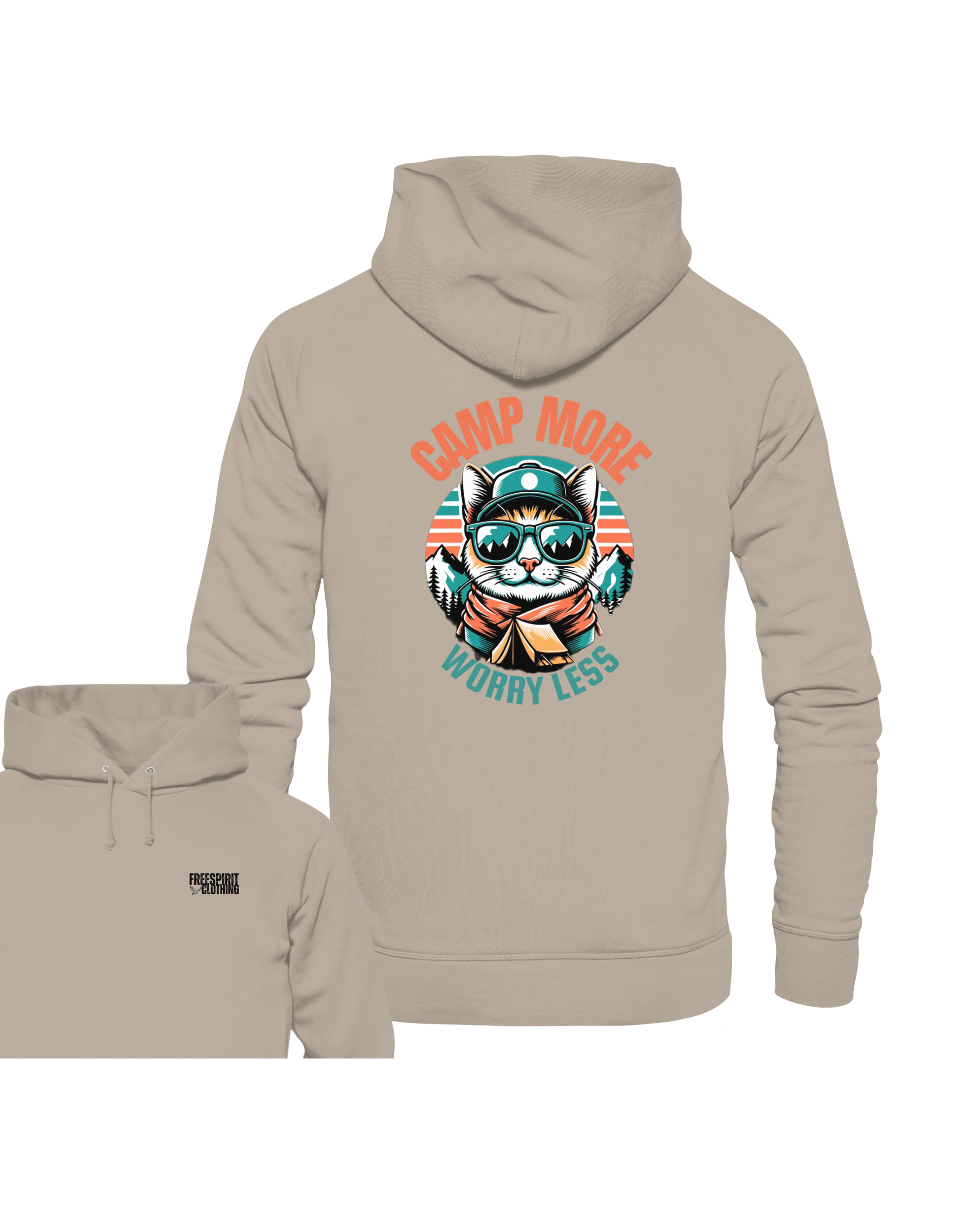 Camp More Worry Less - Organic Hoodie