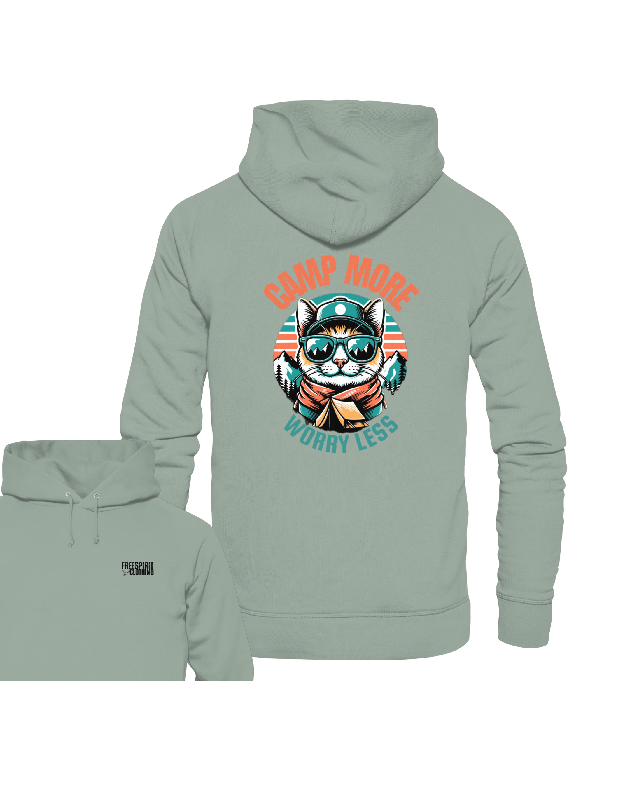 Camp More Worry Less - Organic Hoodie