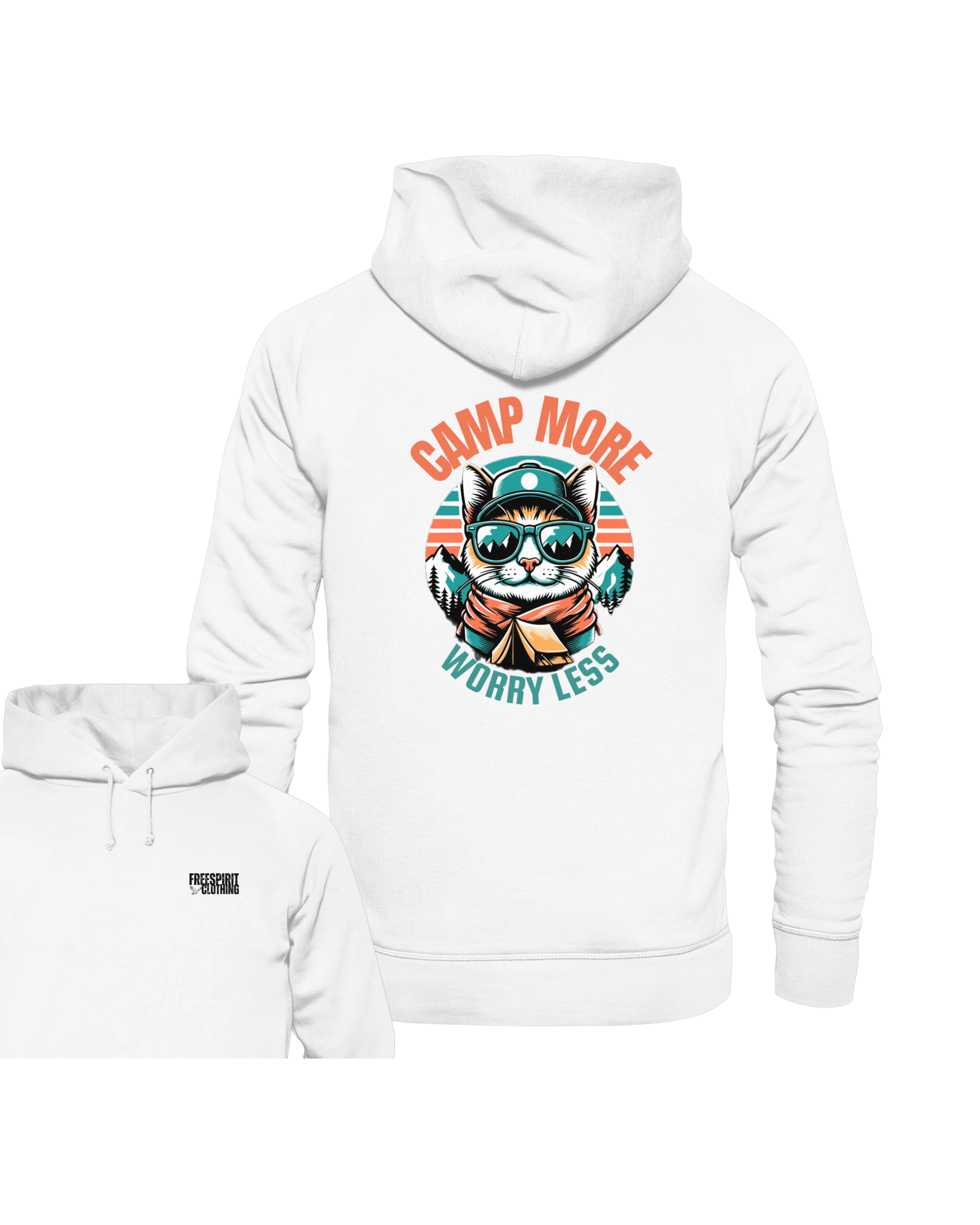 Camp More Worry Less - Organic Hoodie