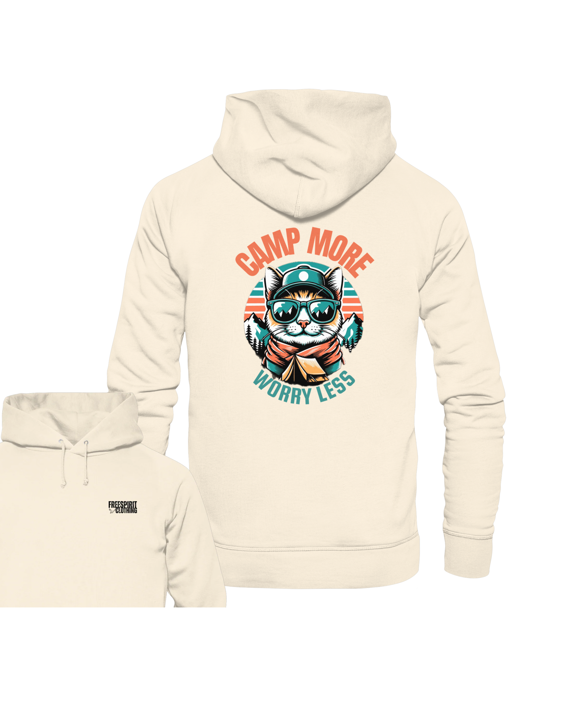 Camp More Worry Less - Organic Hoodie