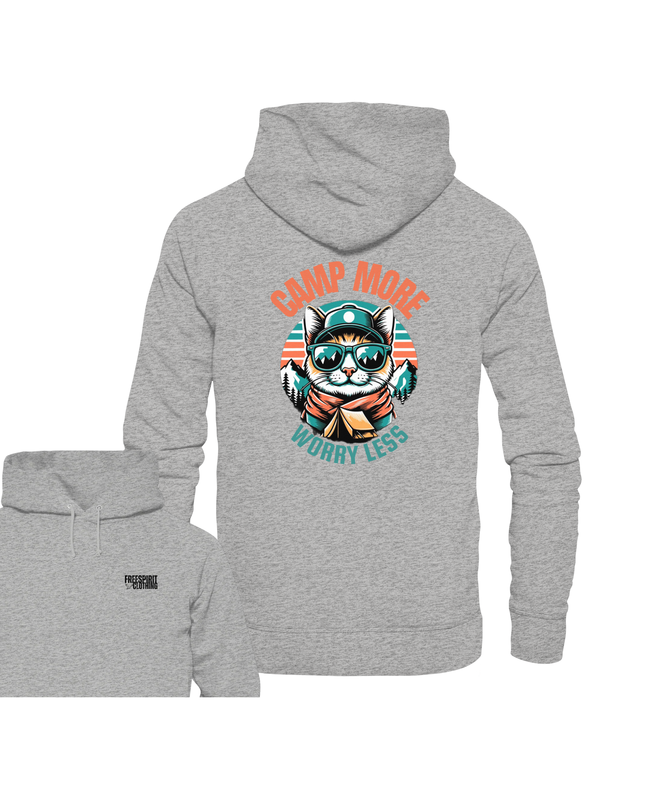 Camp More Worry Less - Organic Hoodie