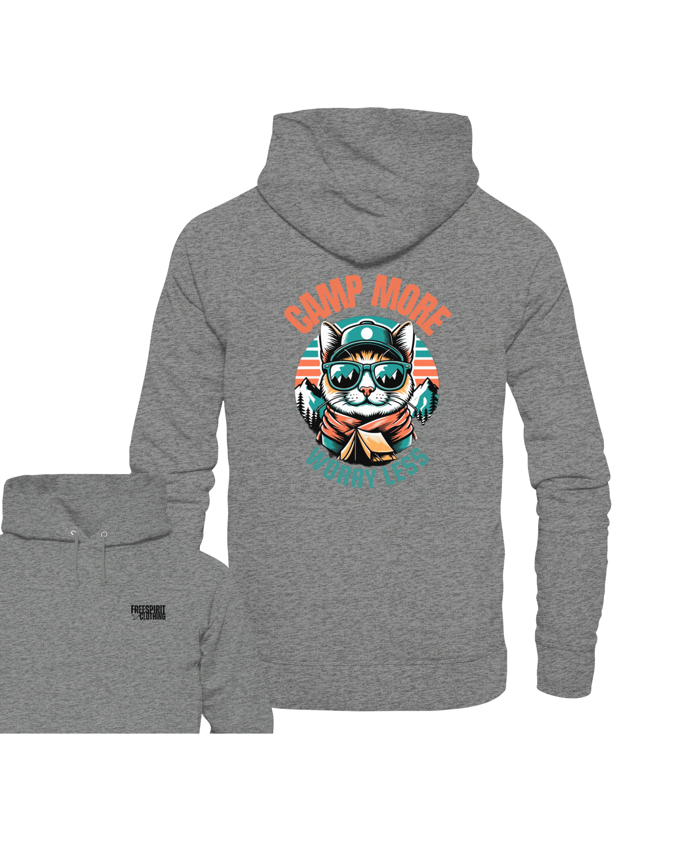 Camp More Worry Less - Organic Hoodie
