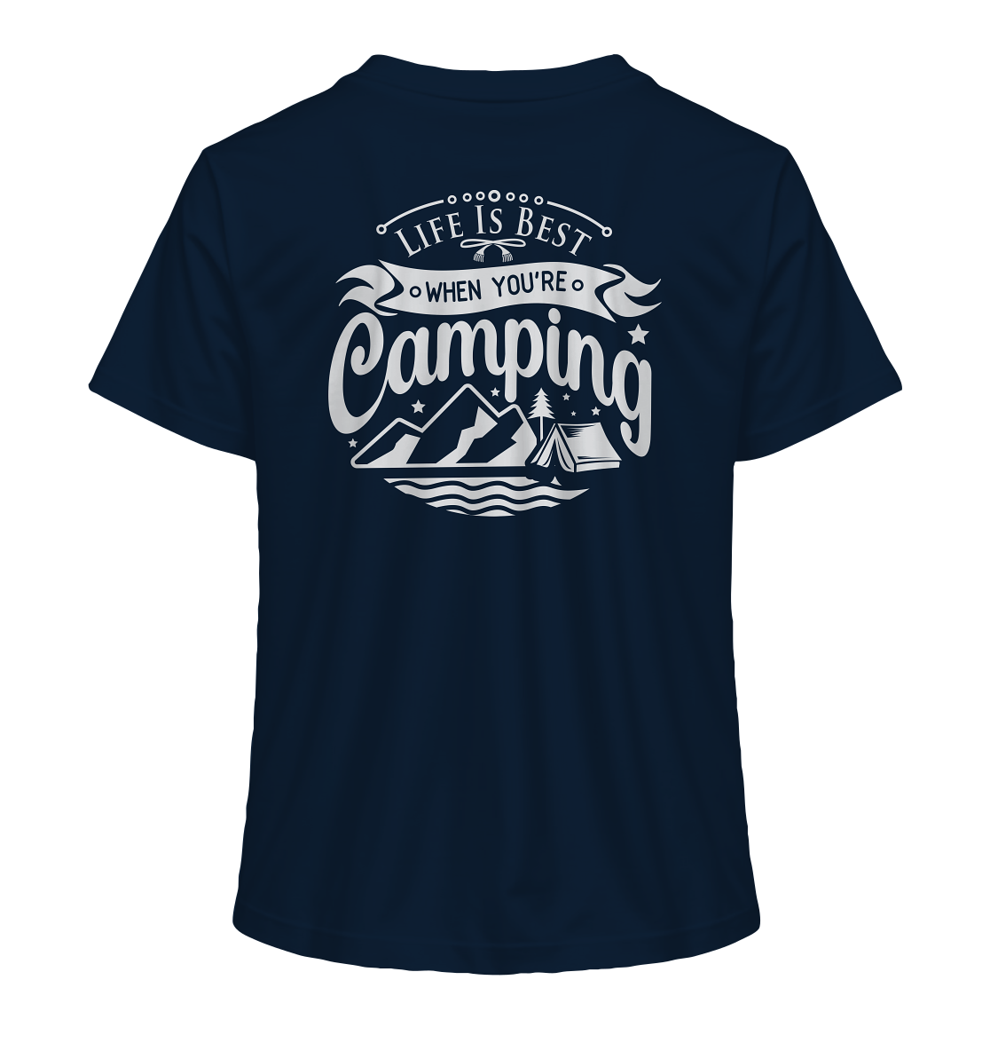 Life Is Best When You're Camping - Ladies Organic Shirt