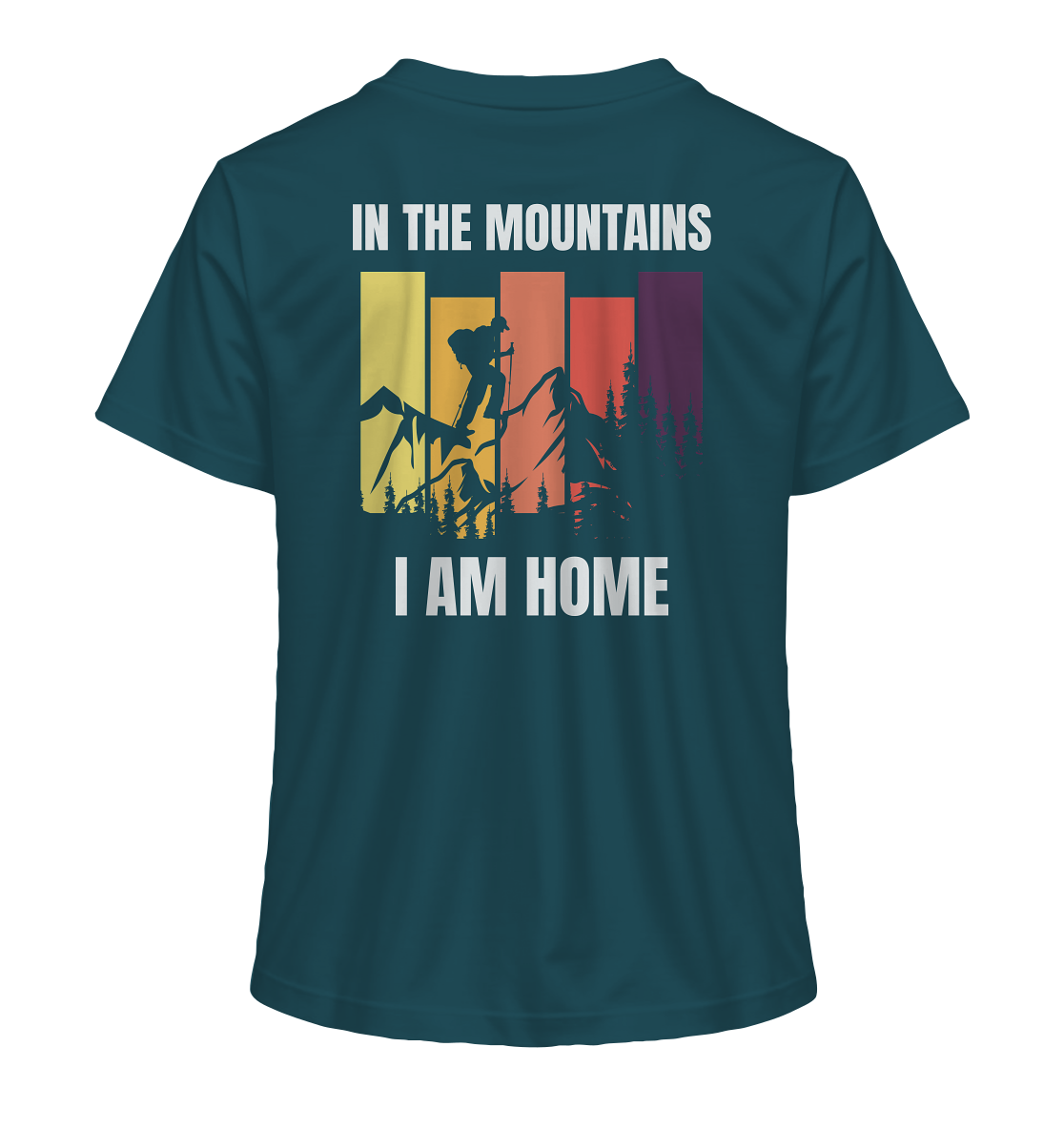 In the Mountains I Am Home - Ladies Organic Shirt