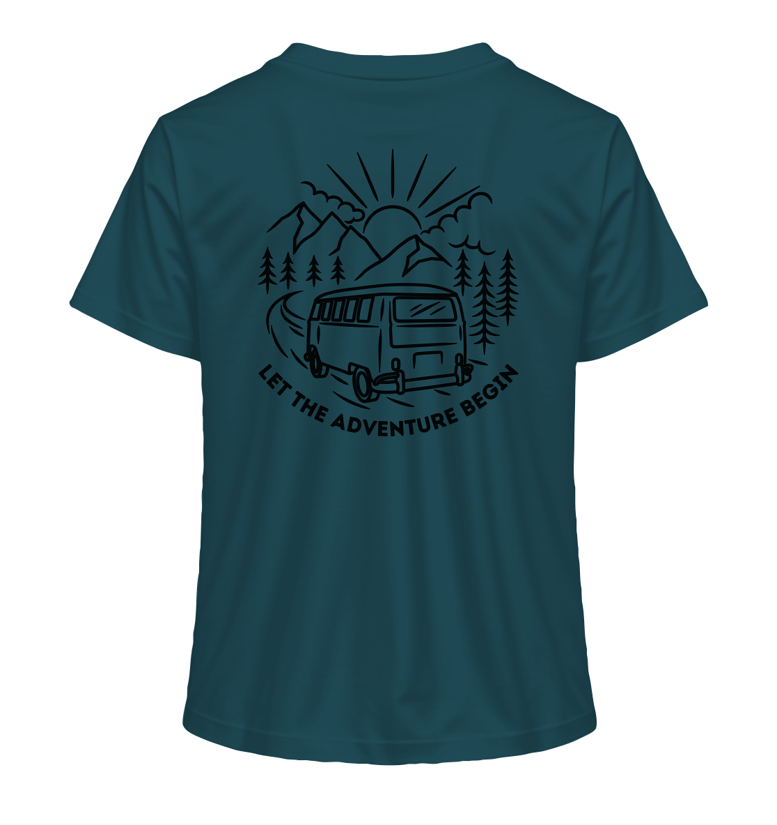 Let The Adventure Begins - Ladies Organic Shirt