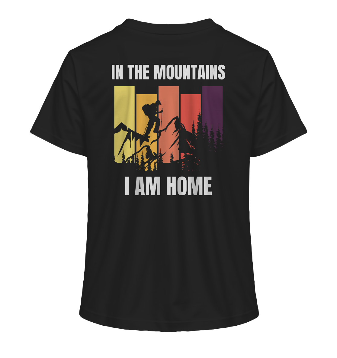 In the Mountains I Am Home - Ladies Organic Shirt