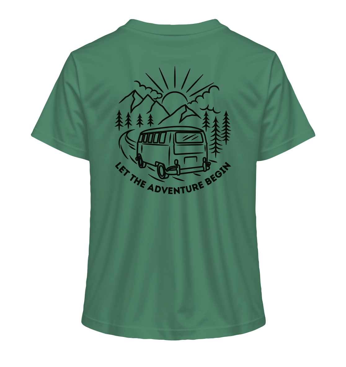 Let The Adventure Begins - Ladies Organic Shirt