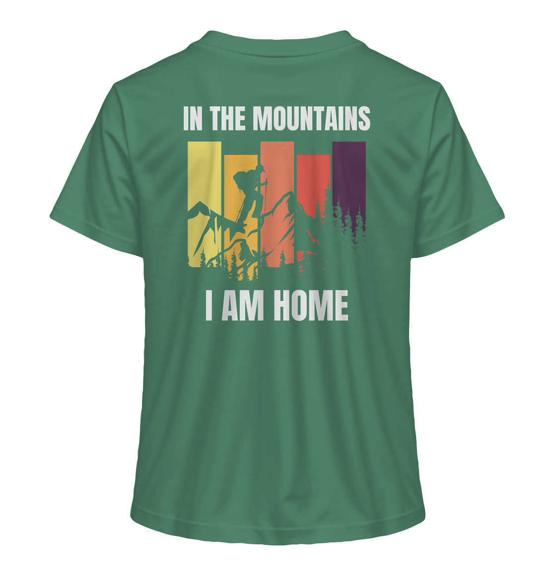 In the Mountains I Am Home - Ladies Organic Shirt