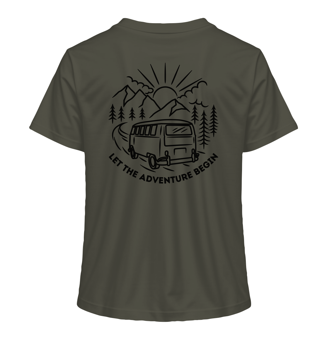 Let The Adventure Begins - Ladies Organic Shirt