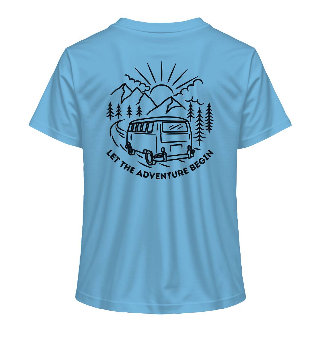 Let The Adventure Begins - Ladies Organic Shirt