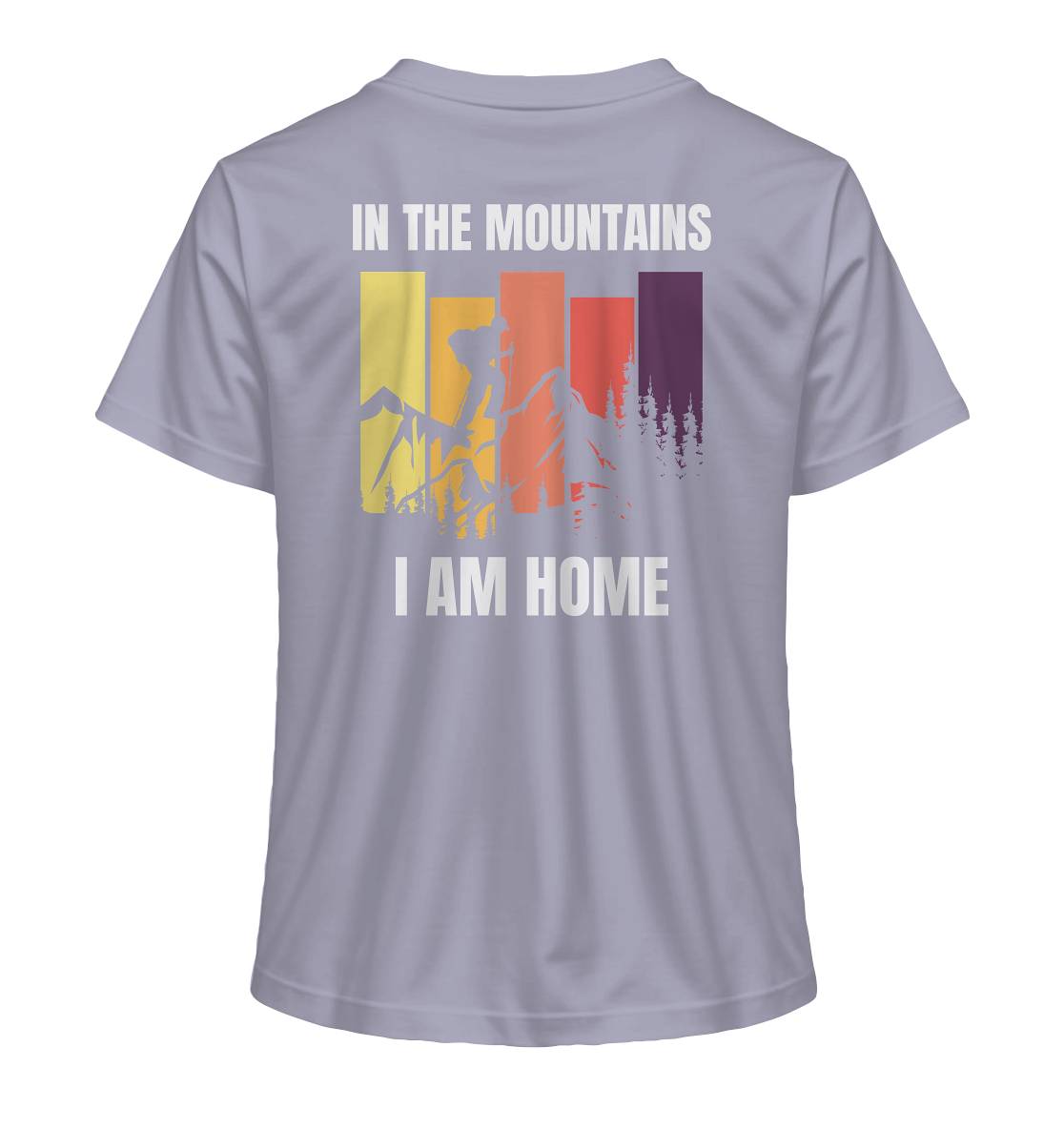 In the Mountains I Am Home - Ladies Organic Shirt