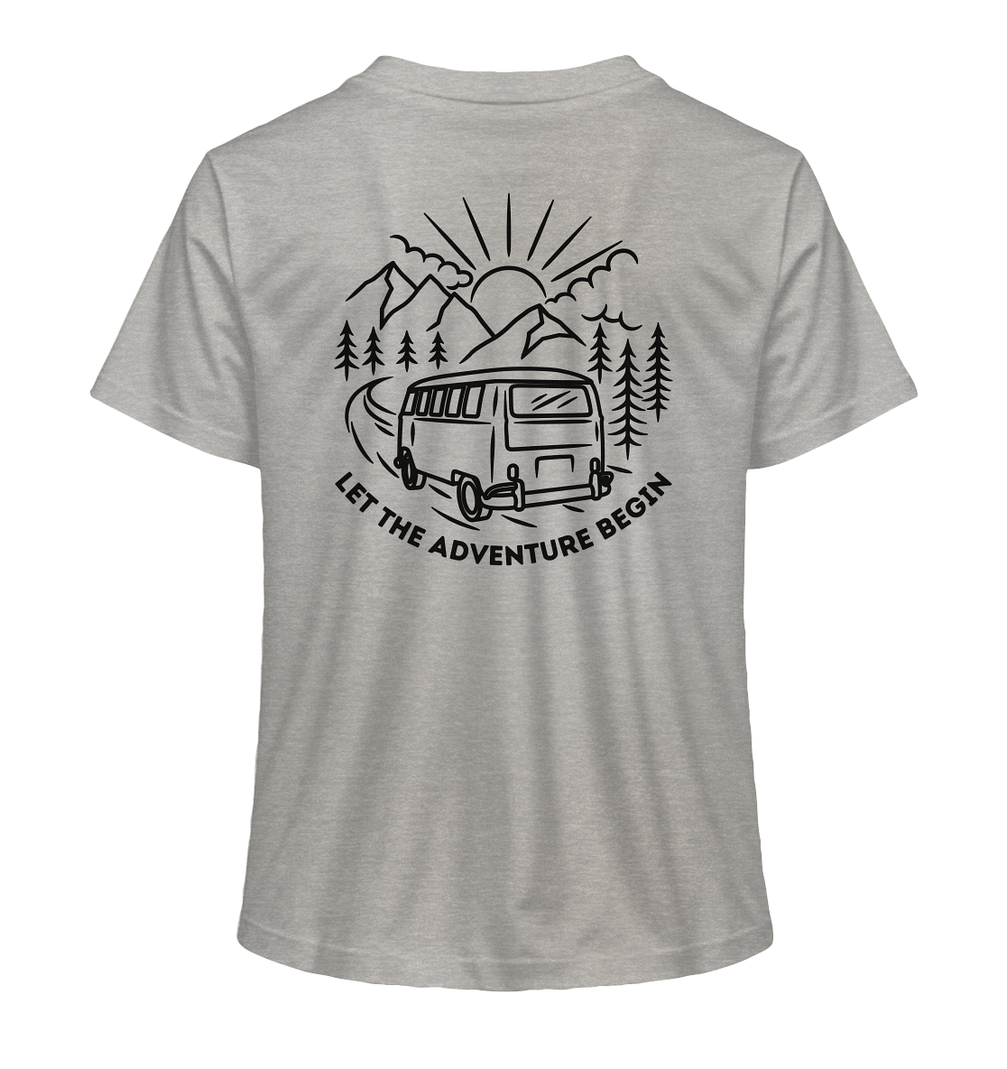 Let The Adventure Begins - Ladies Organic Shirt