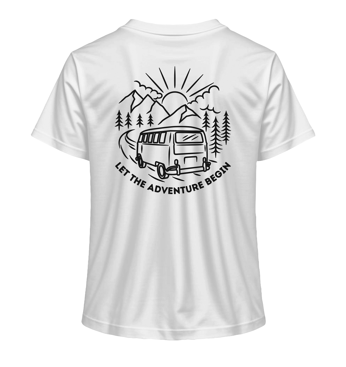 Let The Adventure Begins - Ladies Organic Shirt