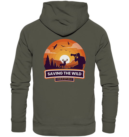 SAVING THE WILD – Freespirit Sunset  - Organic Hoodie