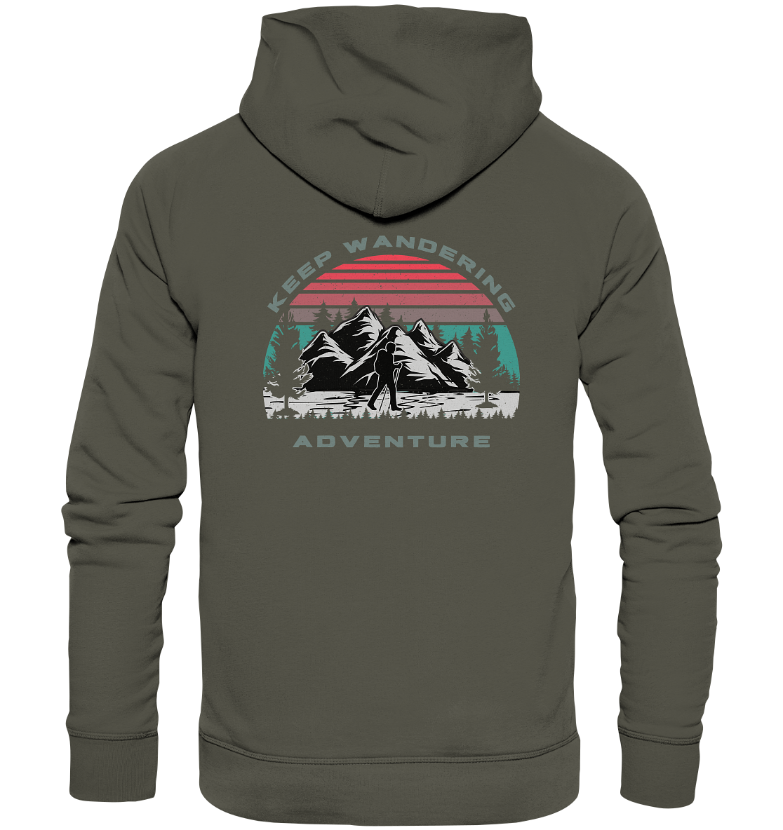Keep Wandering Adventure - Organic Hoodie