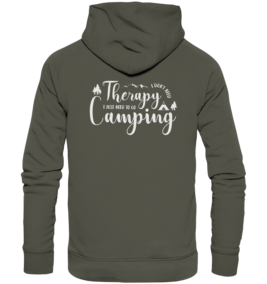 Camping Therapy - Organic Hoodie