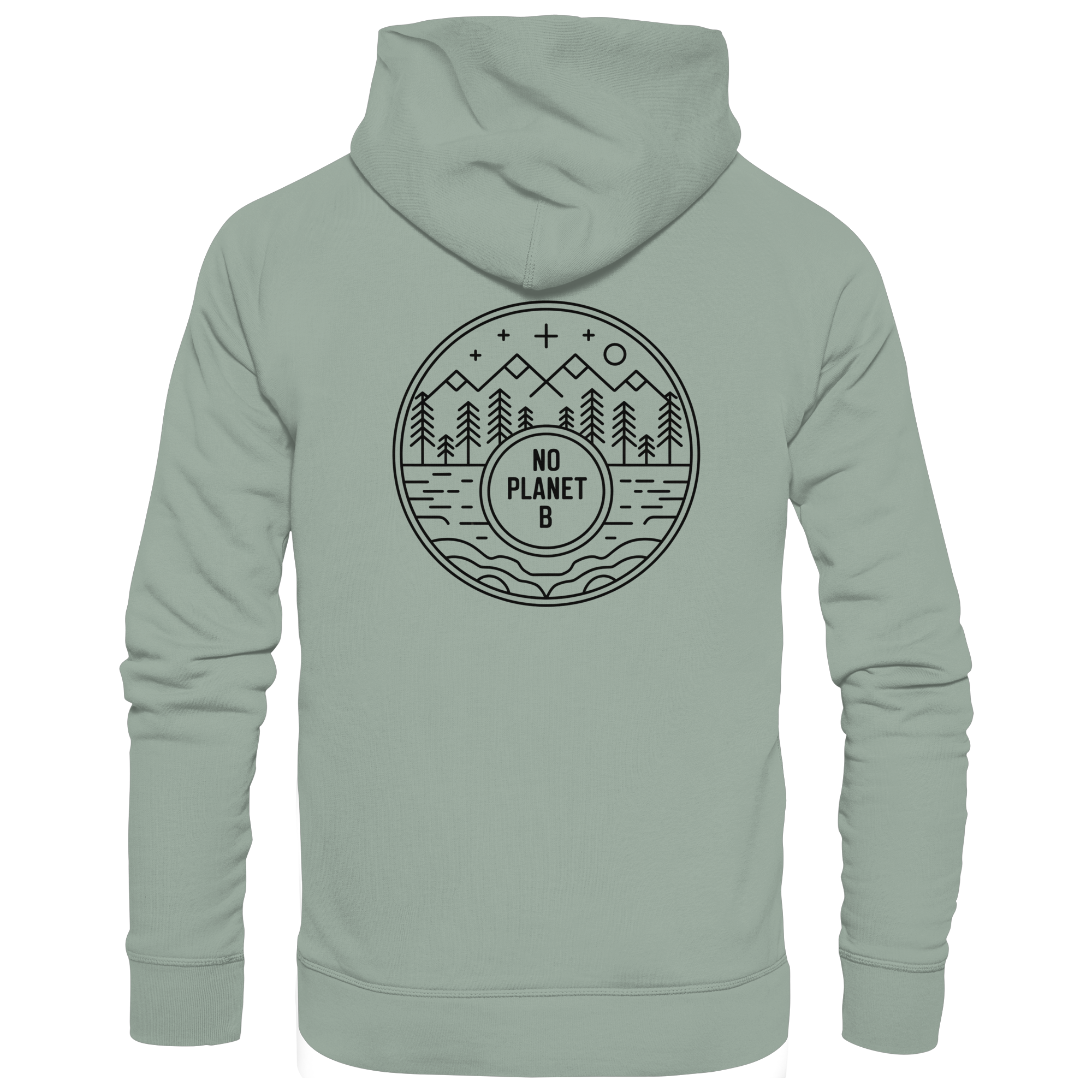 No Planet B – Nature Awareness - Organic Hoodie