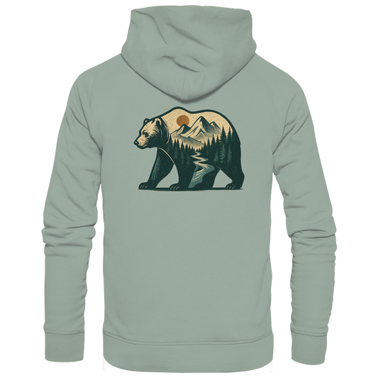 Bear – Spirit of Power - Organic Hoodie