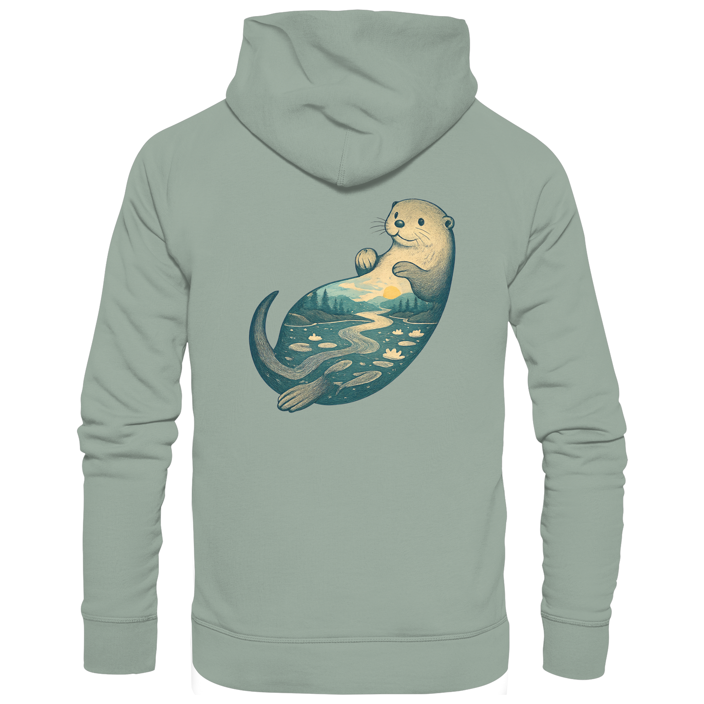 Otter – Spirit of Playfulness - Organic Hoodie