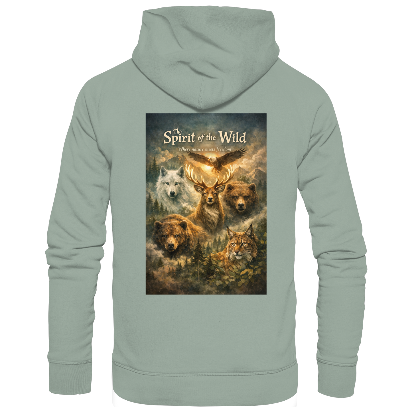 The Spirit of the Wild - Organic Hoodie