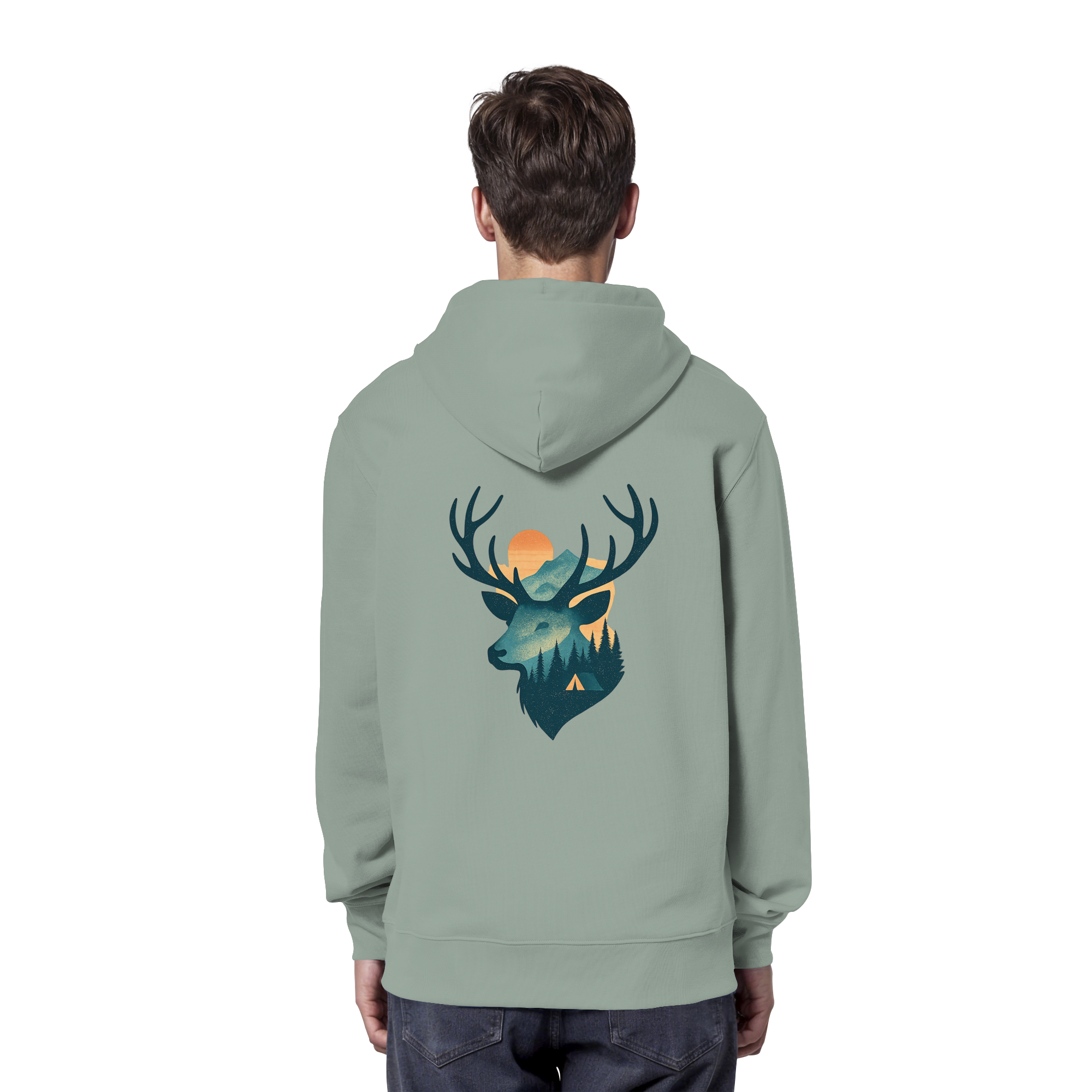Hirsch – Spirit of Strength - Organic Hoodie