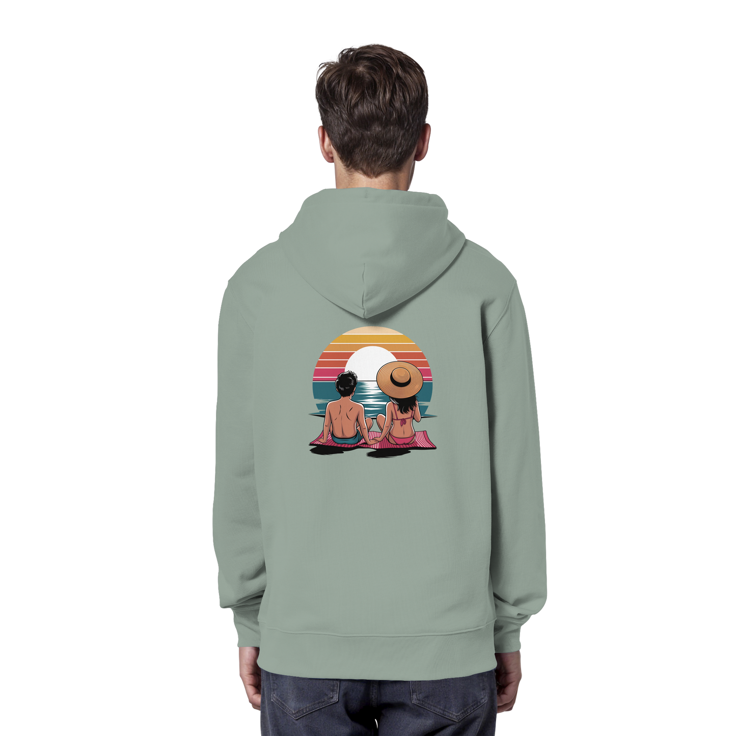 SUNSET COUPLE – Ocean Moments  - Organic Hoodie