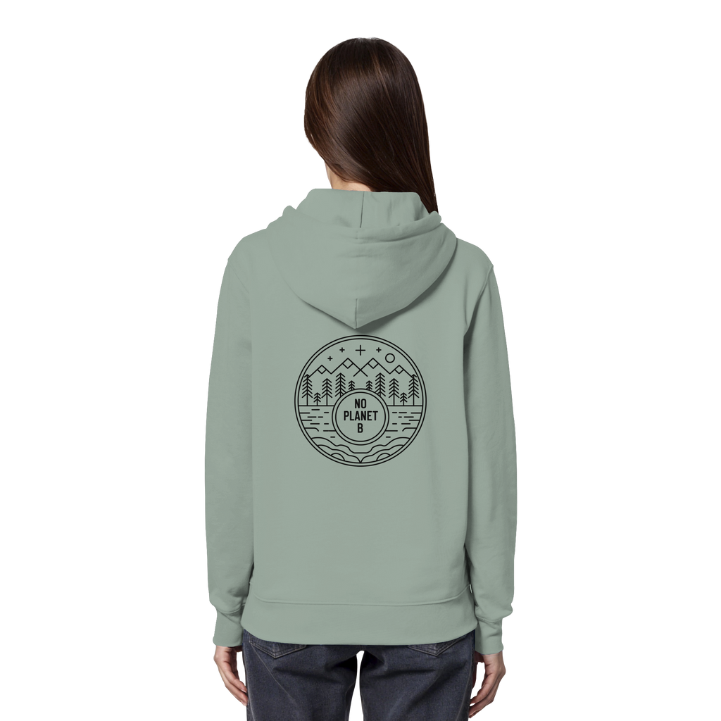 No Planet B – Nature Awareness - Organic Hoodie