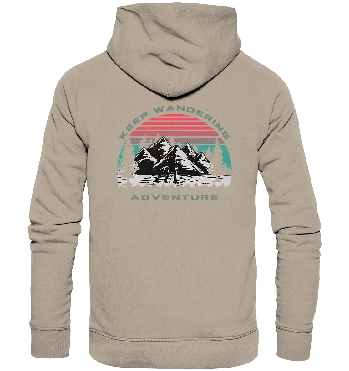 Keep Wandering Adventure - Organic Hoodie