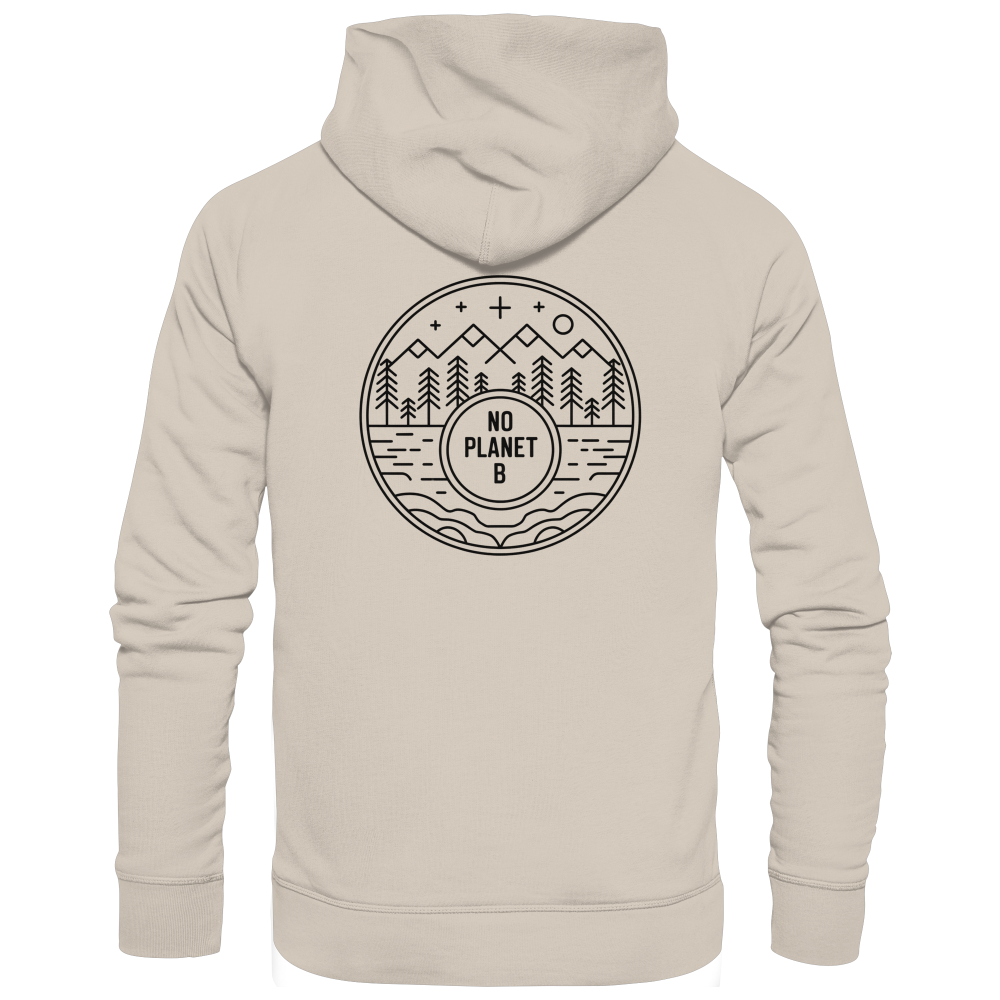 No Planet B – Nature Awareness - Organic Hoodie