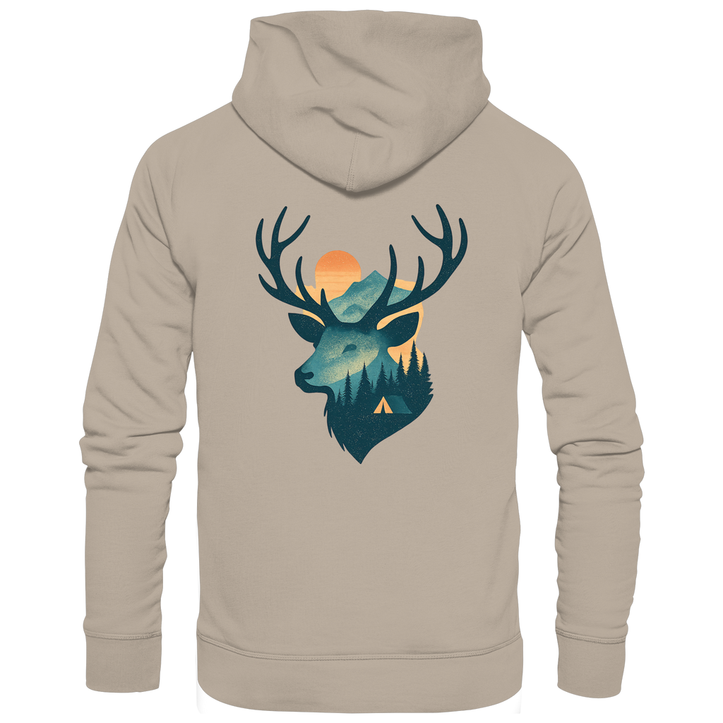 Hirsch – Spirit of Strength - Organic Hoodie