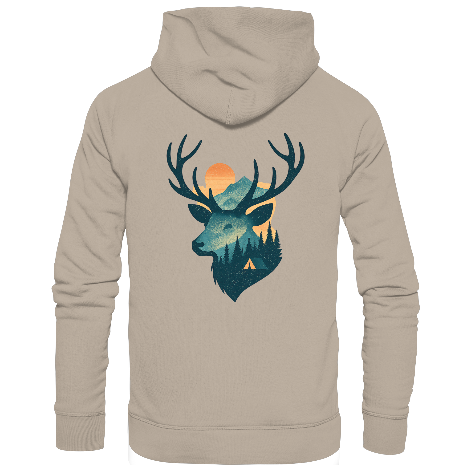 Hirsch – Spirit of Strength - Organic Hoodie