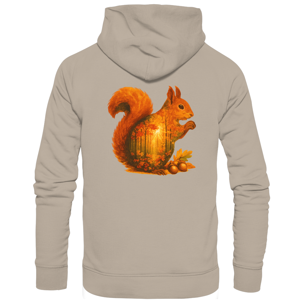 Eichhörnchen – Spirit of Energy - Organic Hoodie