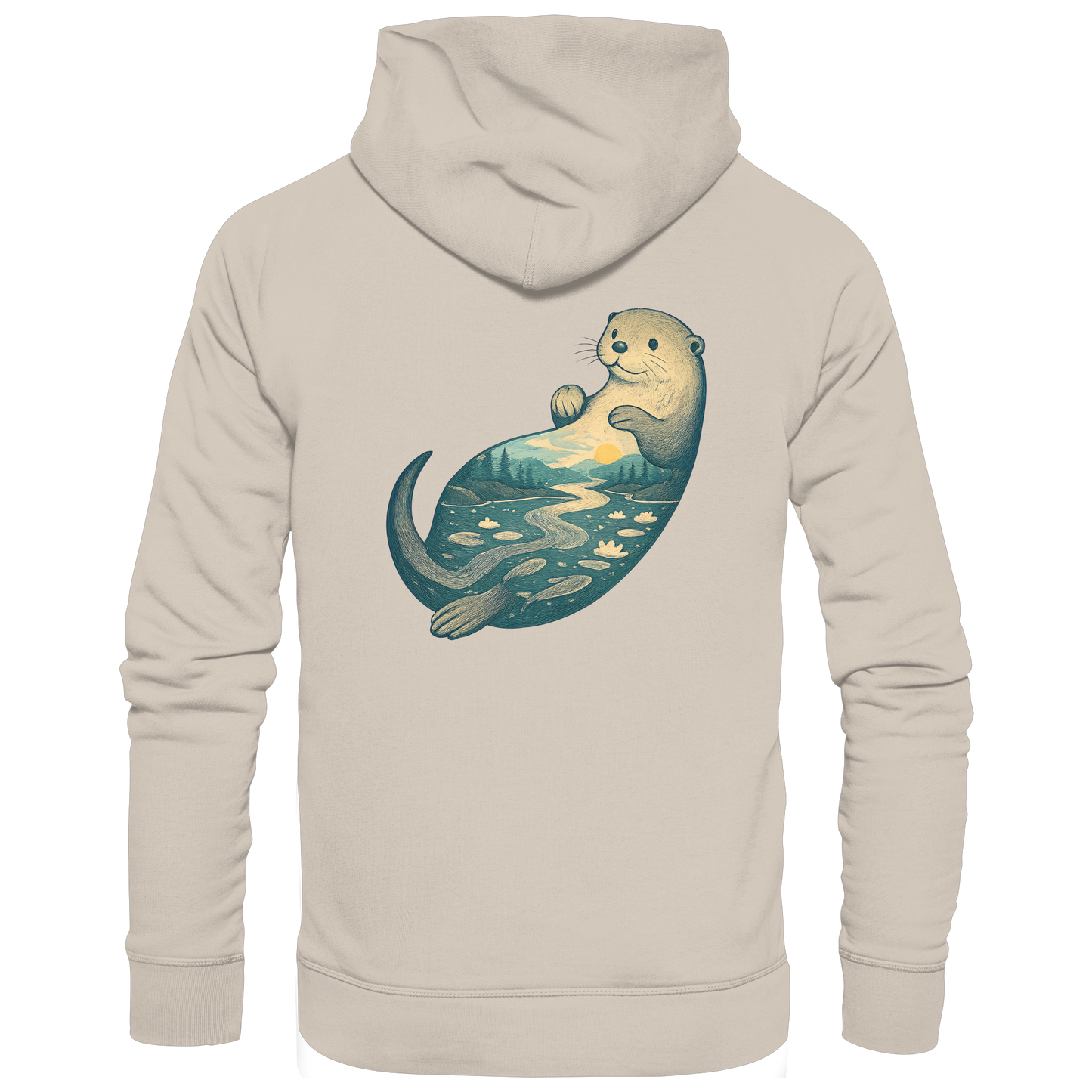 Otter – Spirit of Playfulness - Organic Hoodie