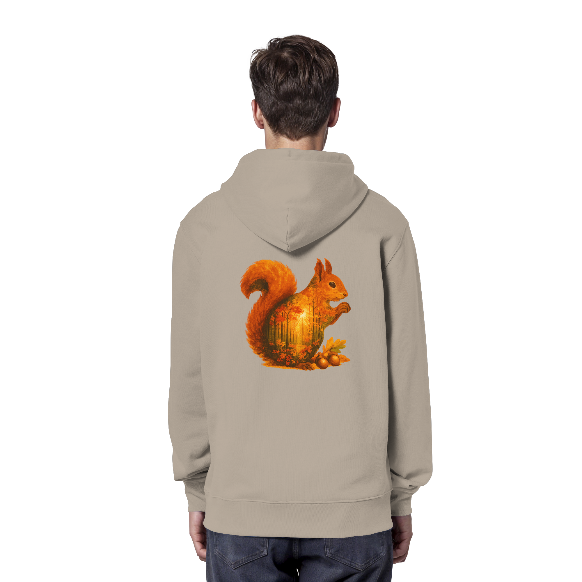 Eichhörnchen – Spirit of Energy - Organic Hoodie