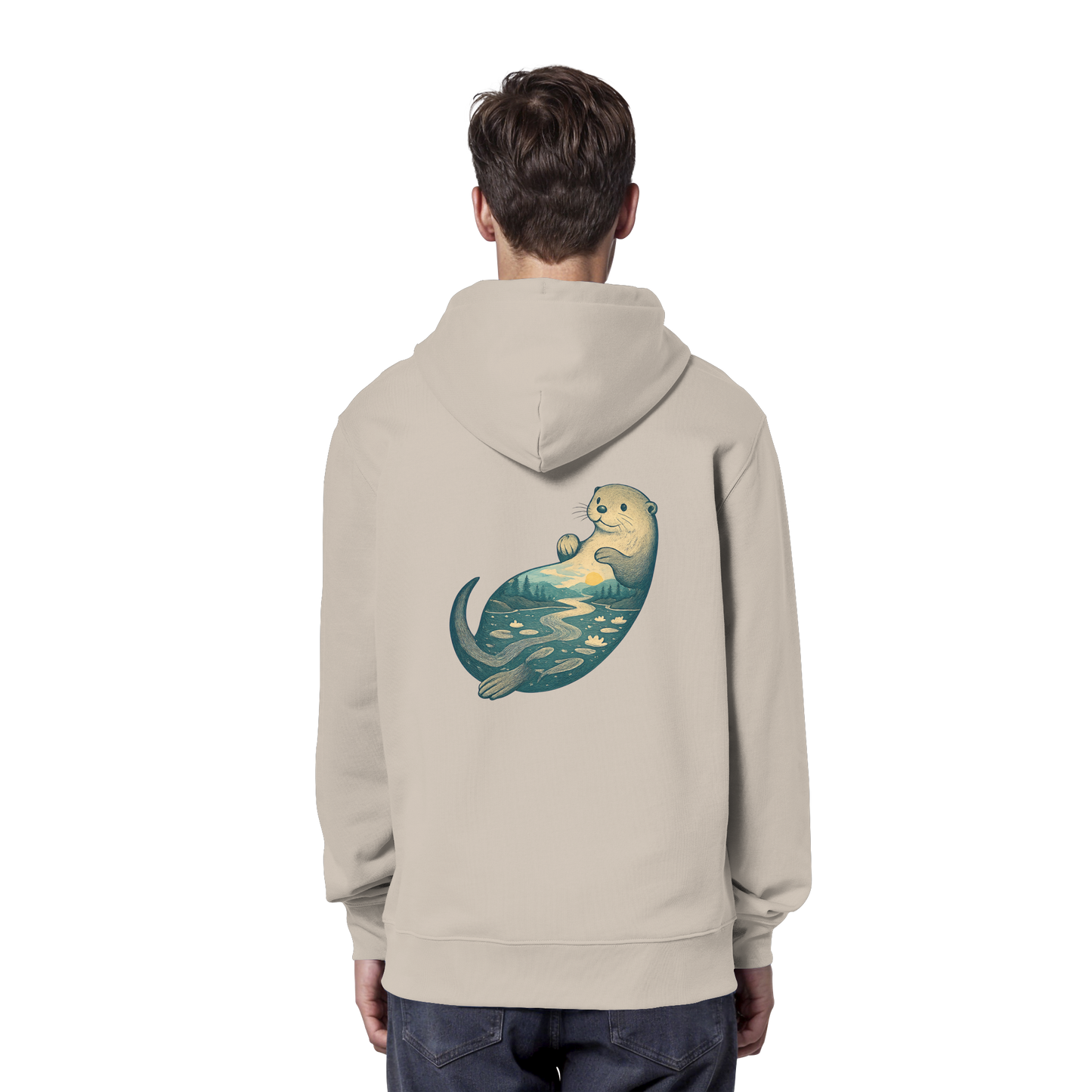 Otter – Spirit of Playfulness - Organic Hoodie