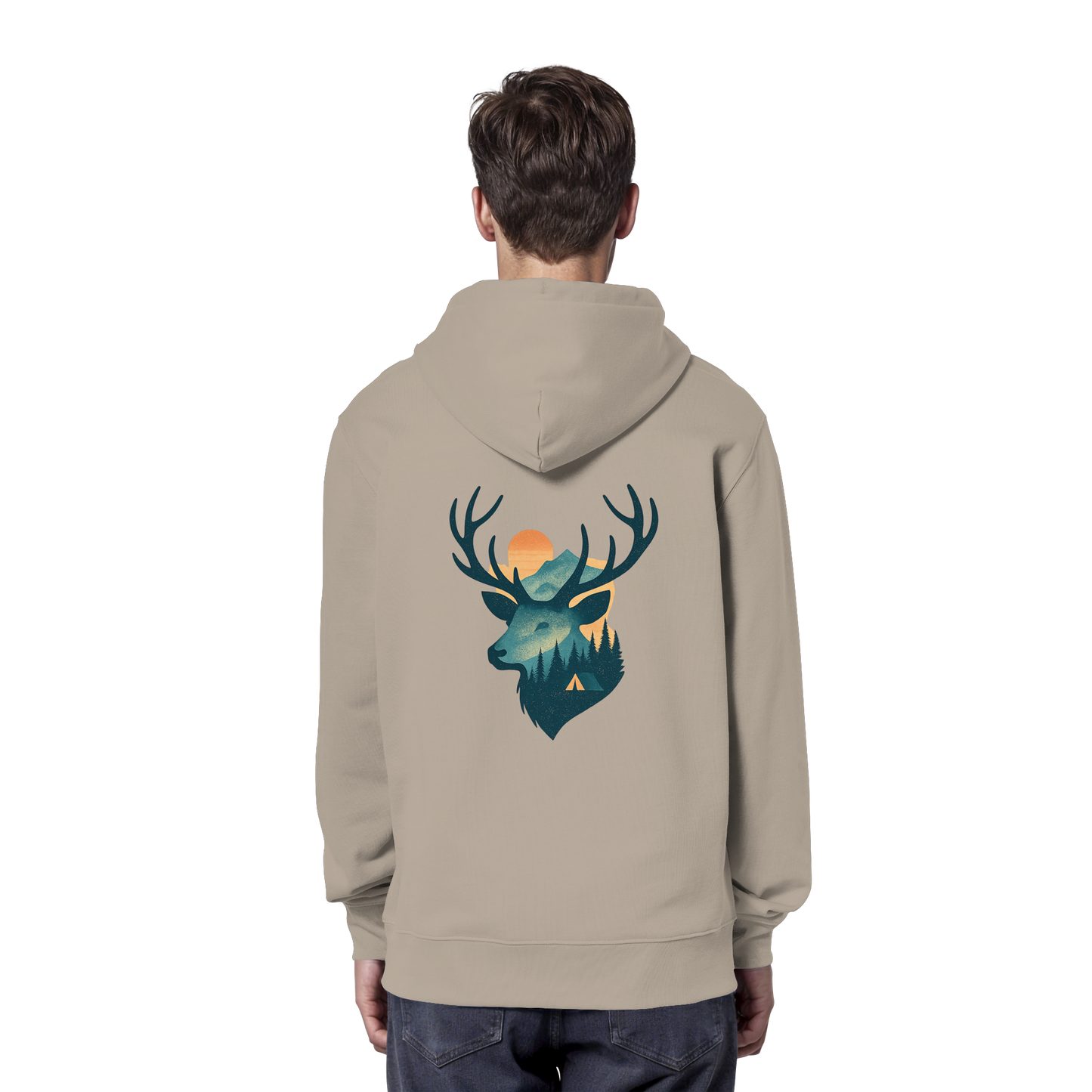 Hirsch – Strength of the Wild - Organic Hoodie